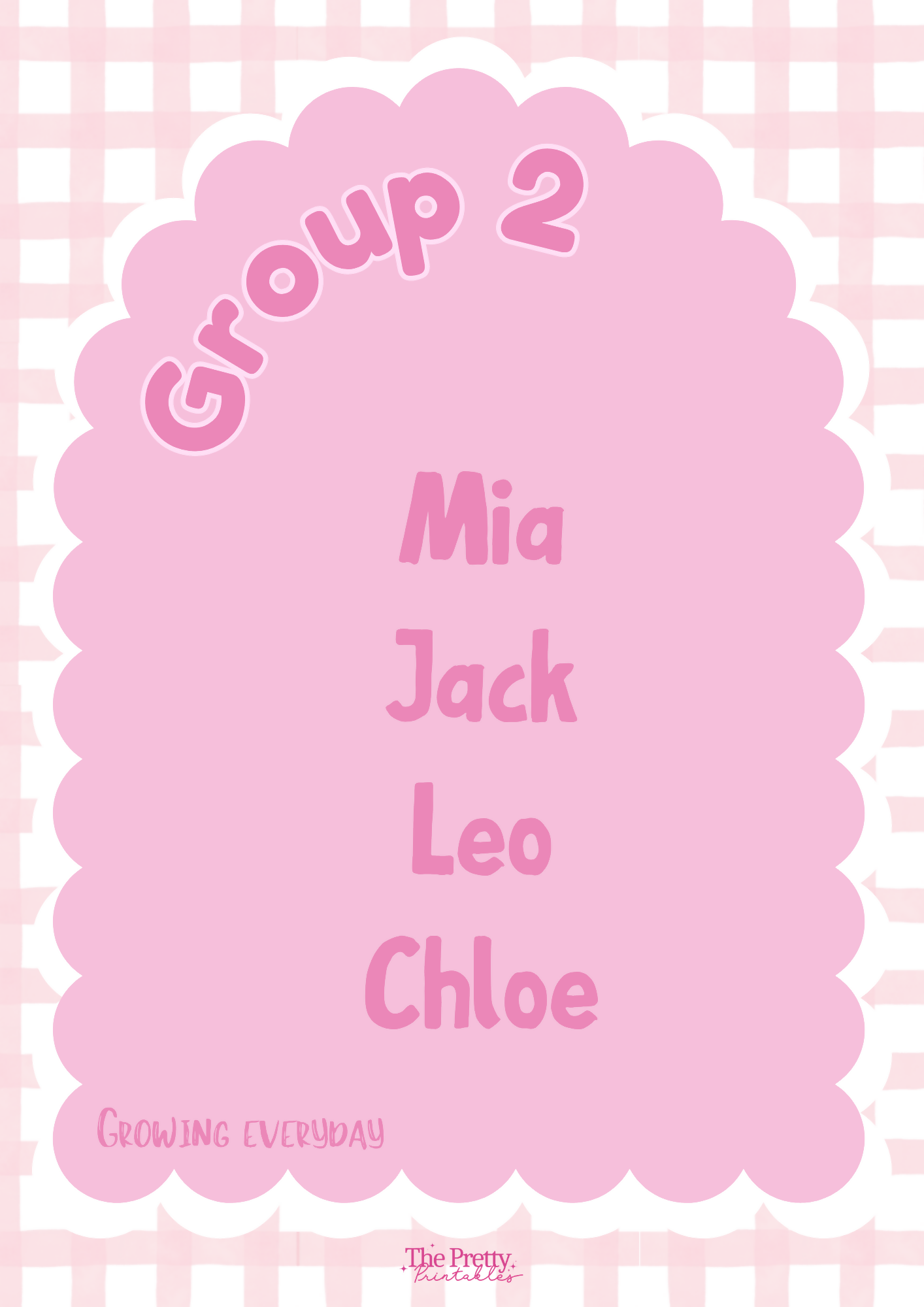 Classroom Group Posters - Berry Sunday Decor