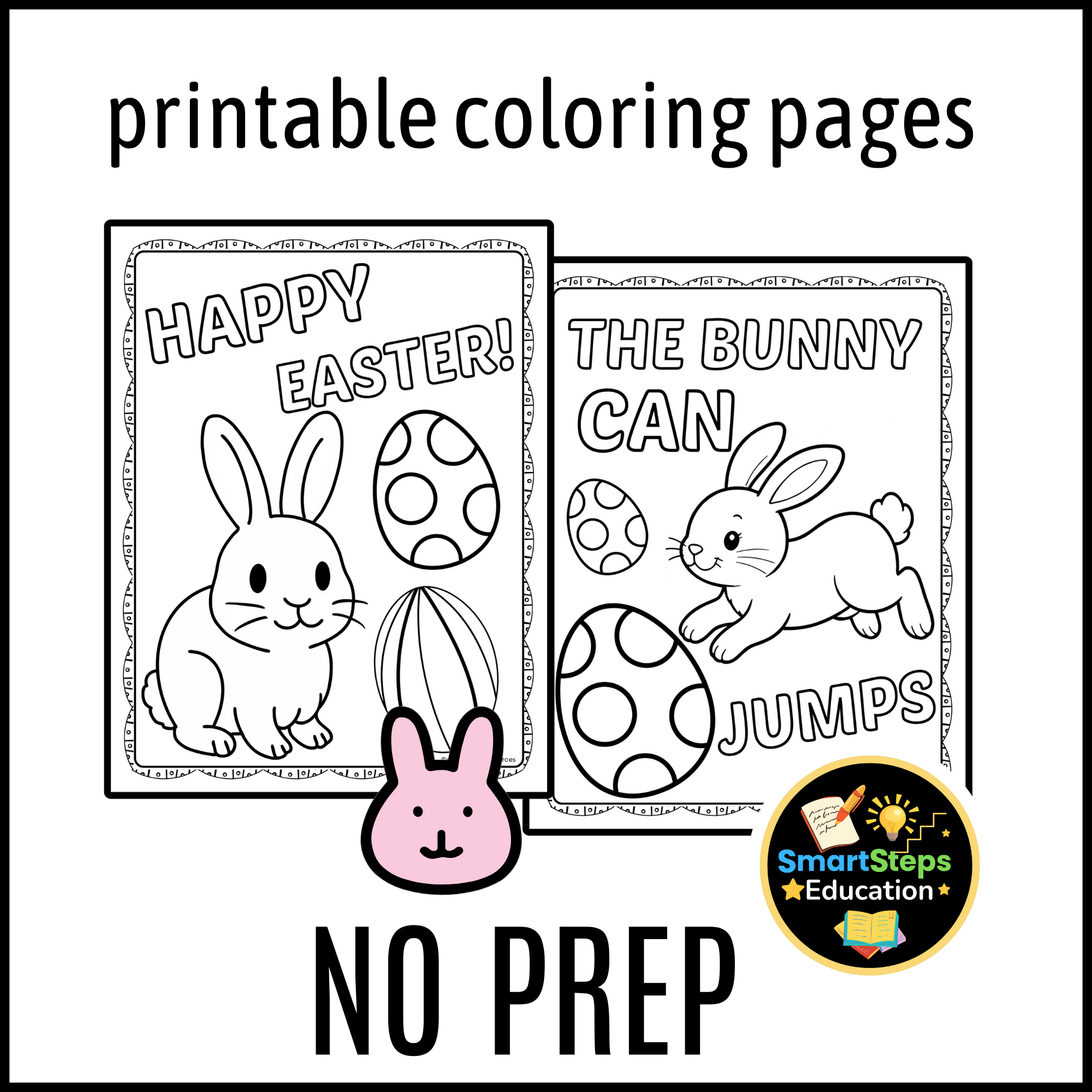 Easter Colouring Pages | Printable Easter Activities for Preschool & Kindergarten