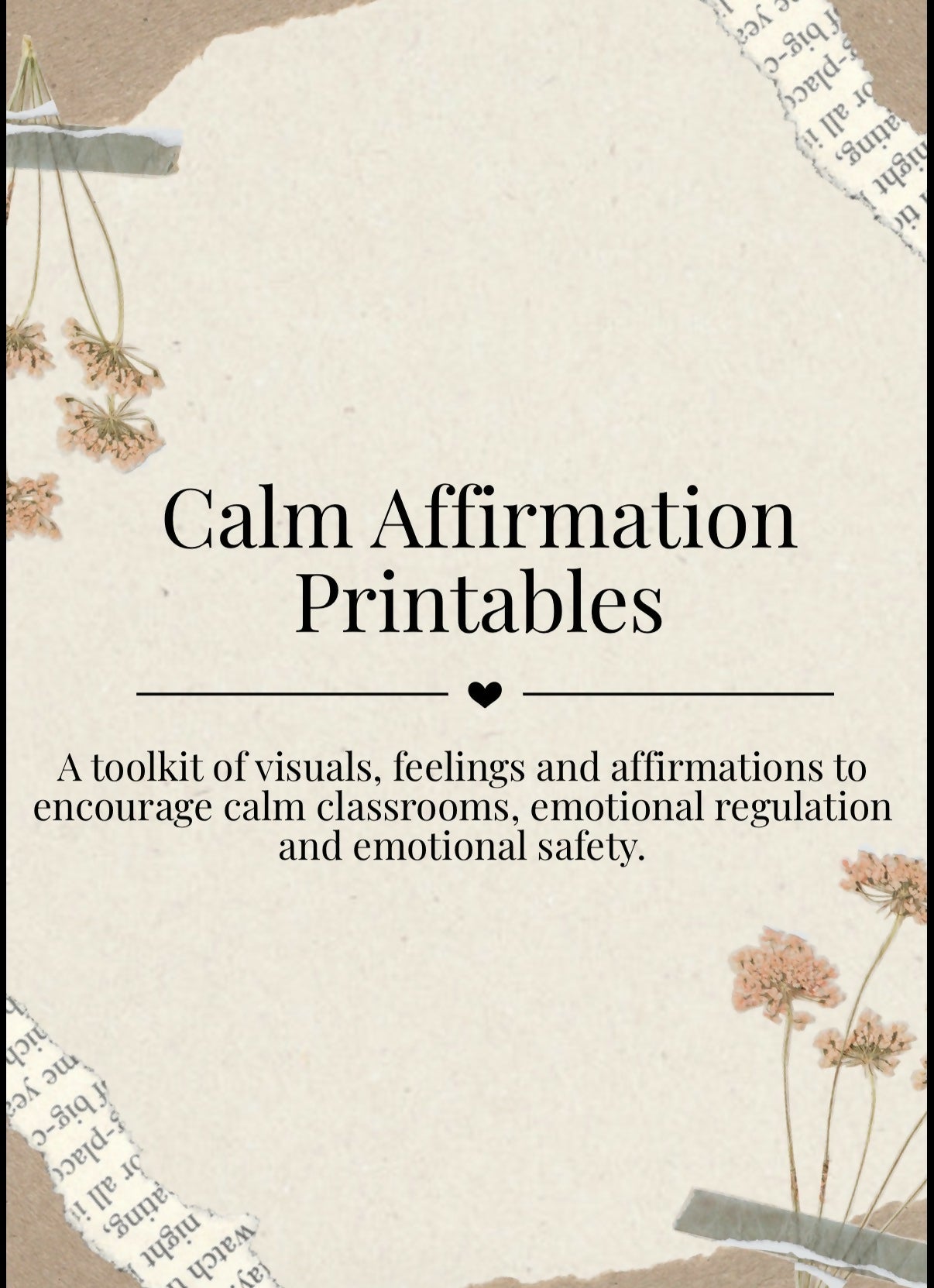 Wellness & Wellbeing Toolkit | Printable Resource