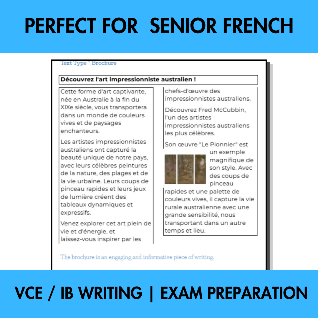 French Text Types Guide | Writing Examples & Features for Students