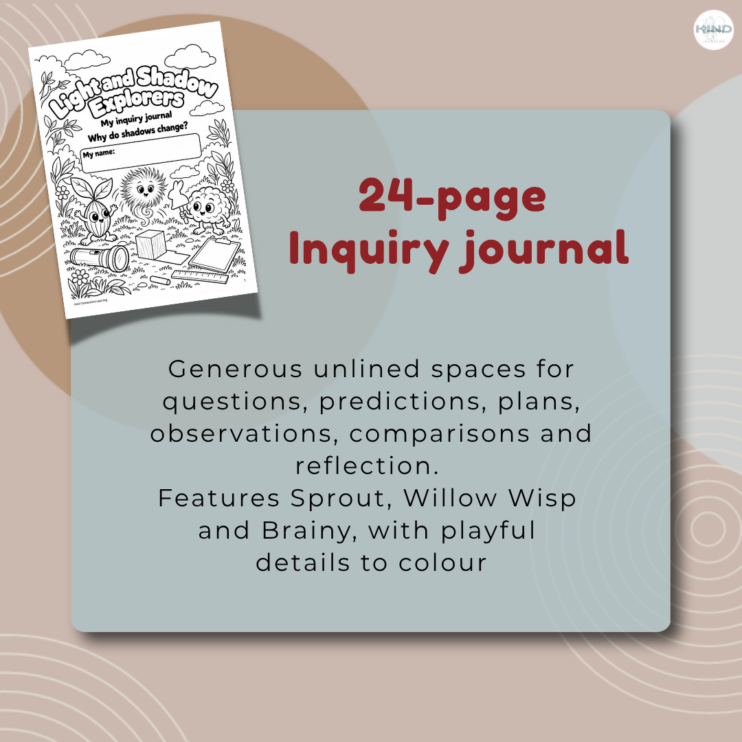 'Light & Shadow Explorers' Early Primary Inquiry Bundle