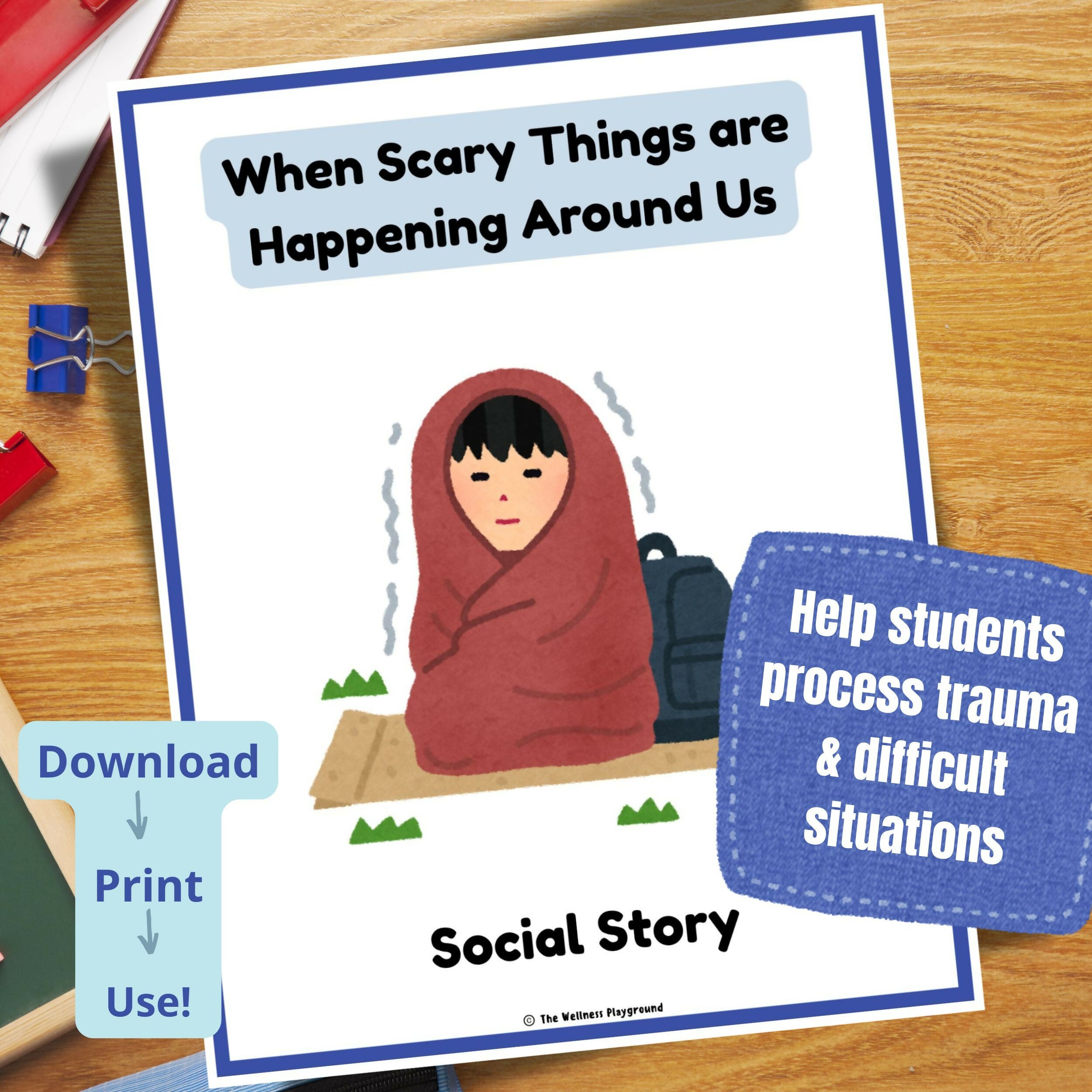When Scary Things Happen Social Story | Trauma-Informed SEL & Coping Skills