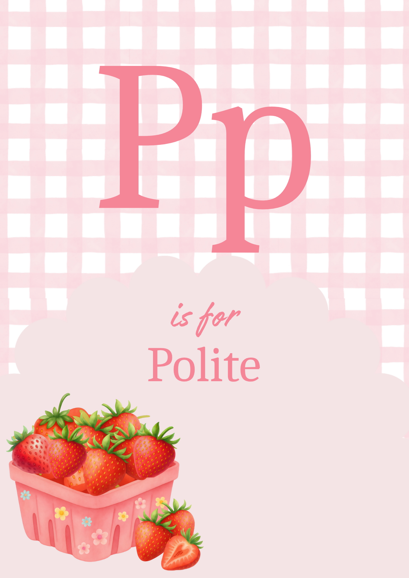 Alphabet Affirmation Posters - Berry Sunday Decor