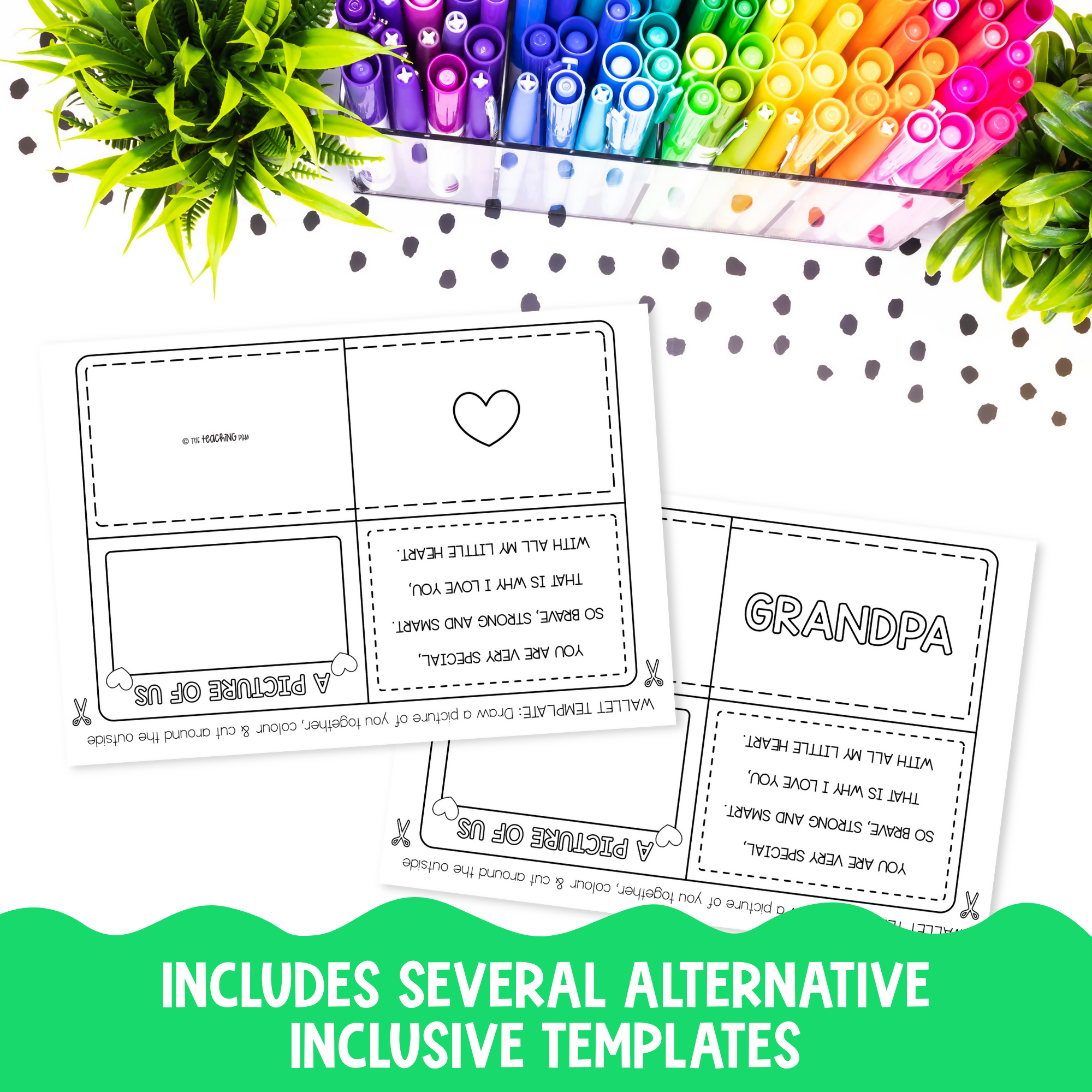 Inclusive Father's Day Wallet & Vouchers Craft Activity