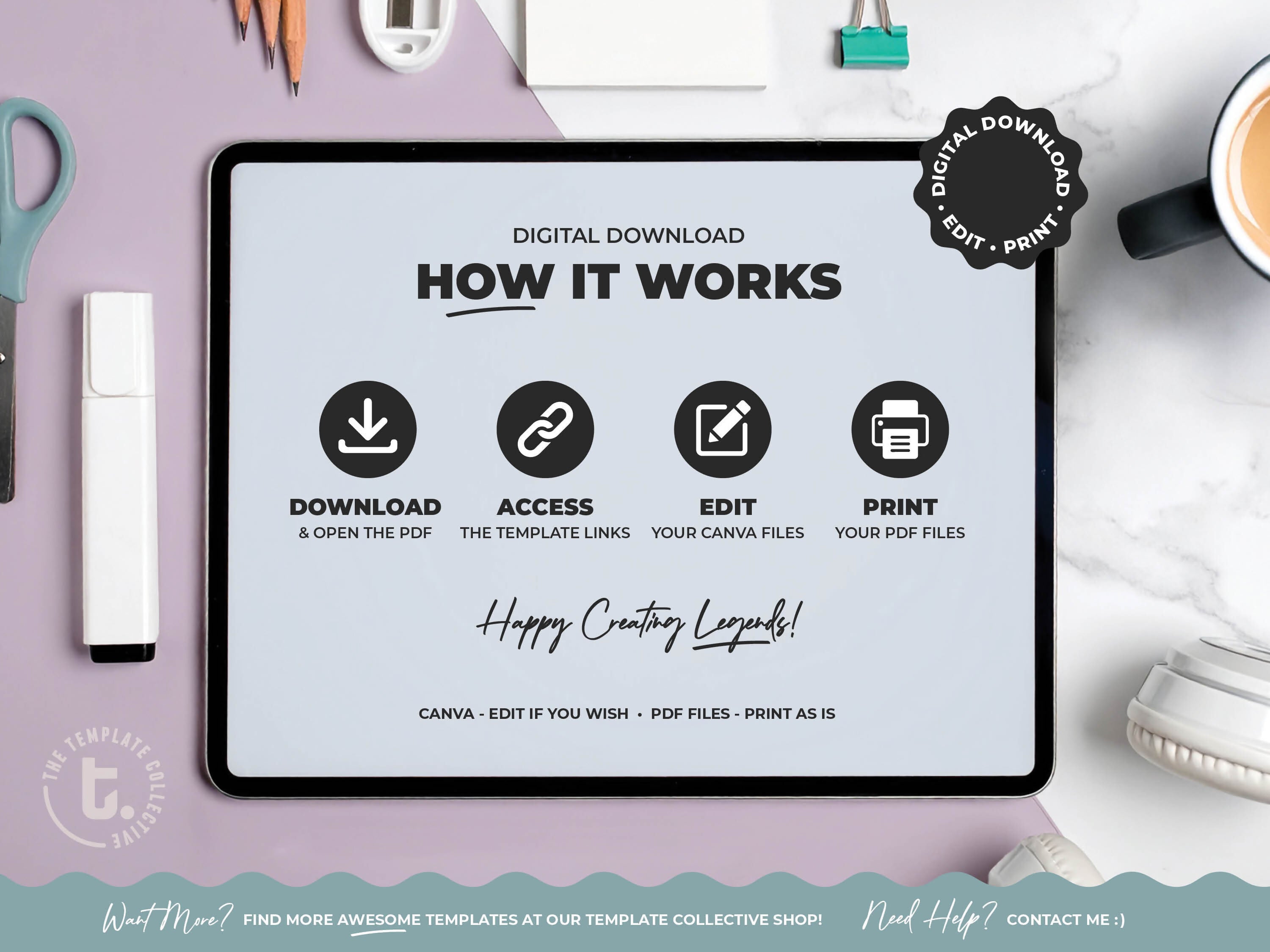 Hushed Horizons Classroom Decor Bundle • Pastel Boho Rainbow Theme • Bulletin Board Decor • Teacher Resources • Editable & Printable