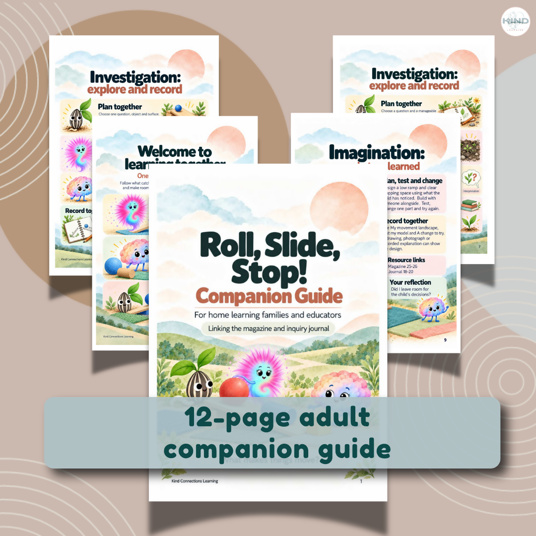 'Roll, Slide, Stop' Early Learning Inquiry Bundle