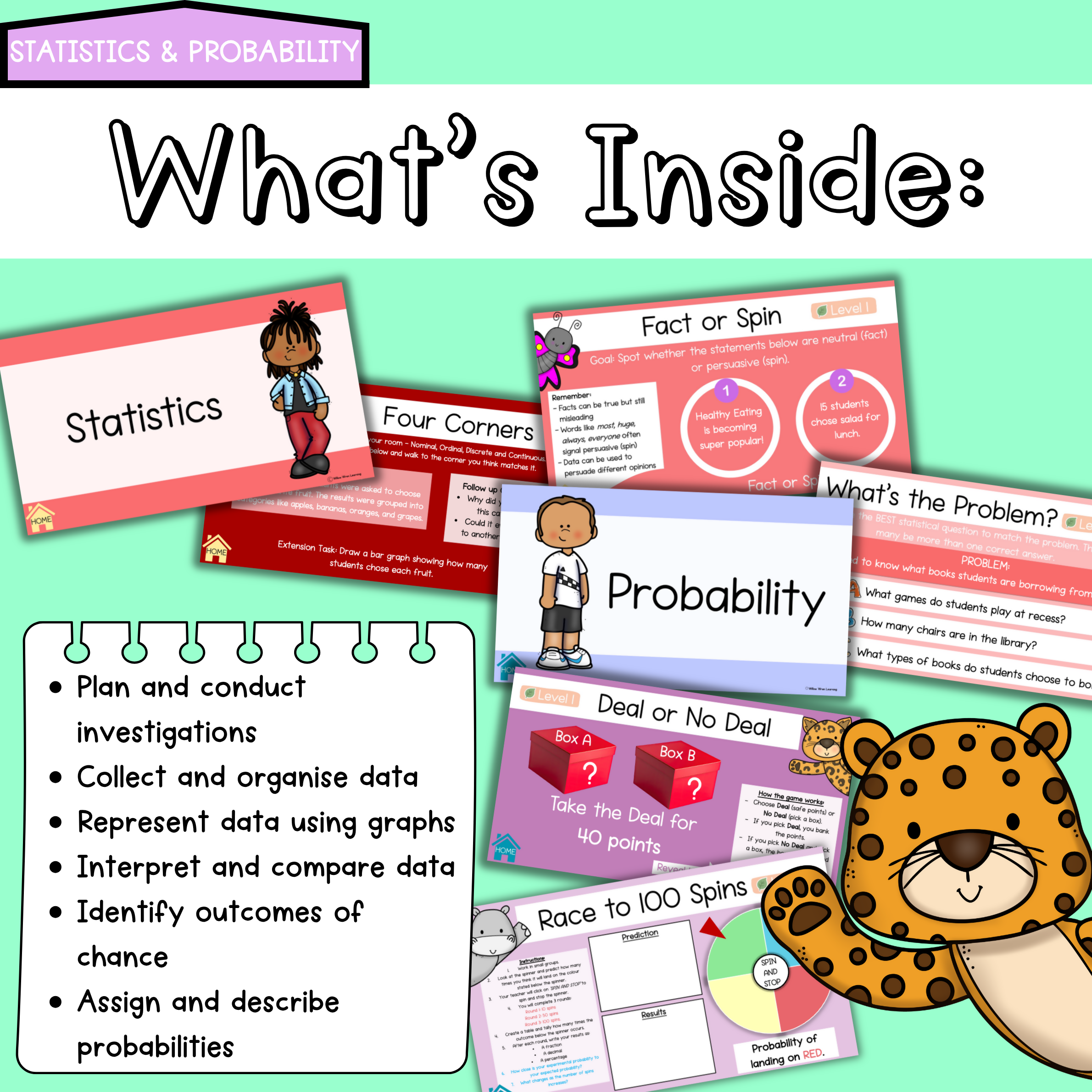 Year 6 Maths Warm Ups I Statistics & Probability I Australian Curriculum V9
