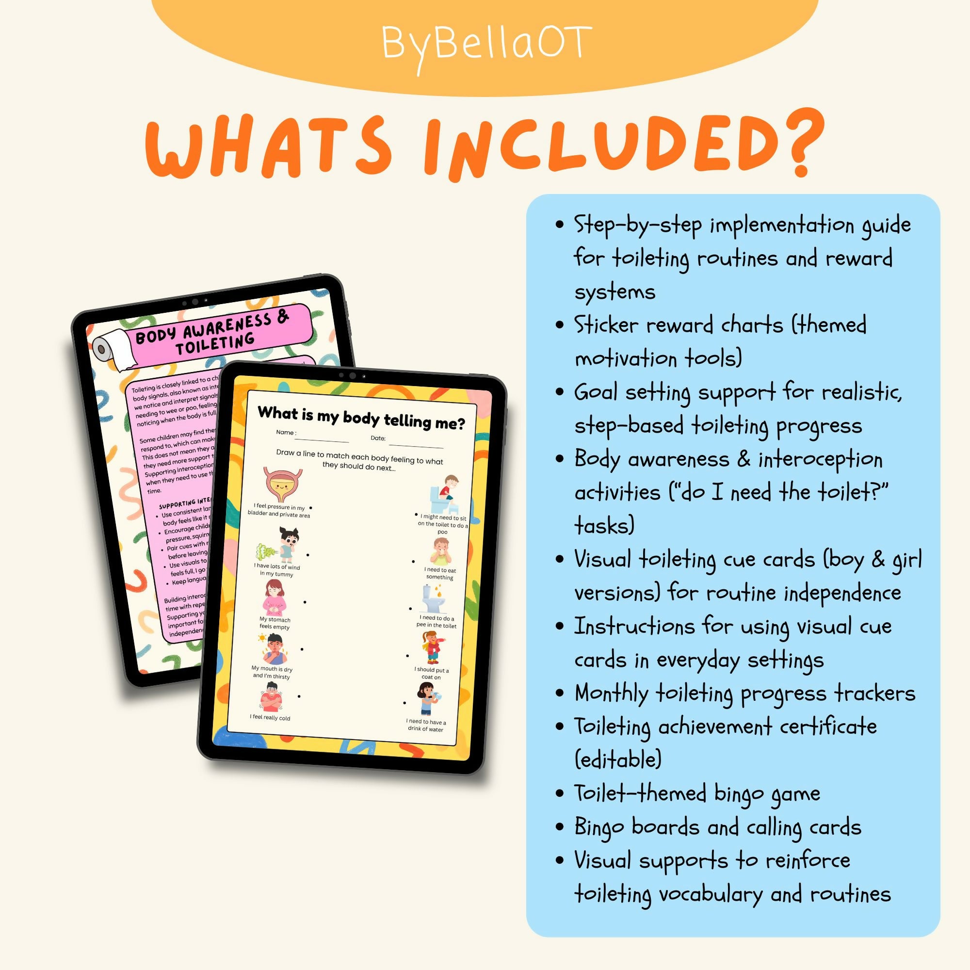Toilet Training Visual Supports Bundle | Reward Charts, Cue Cards, Progress Tracker