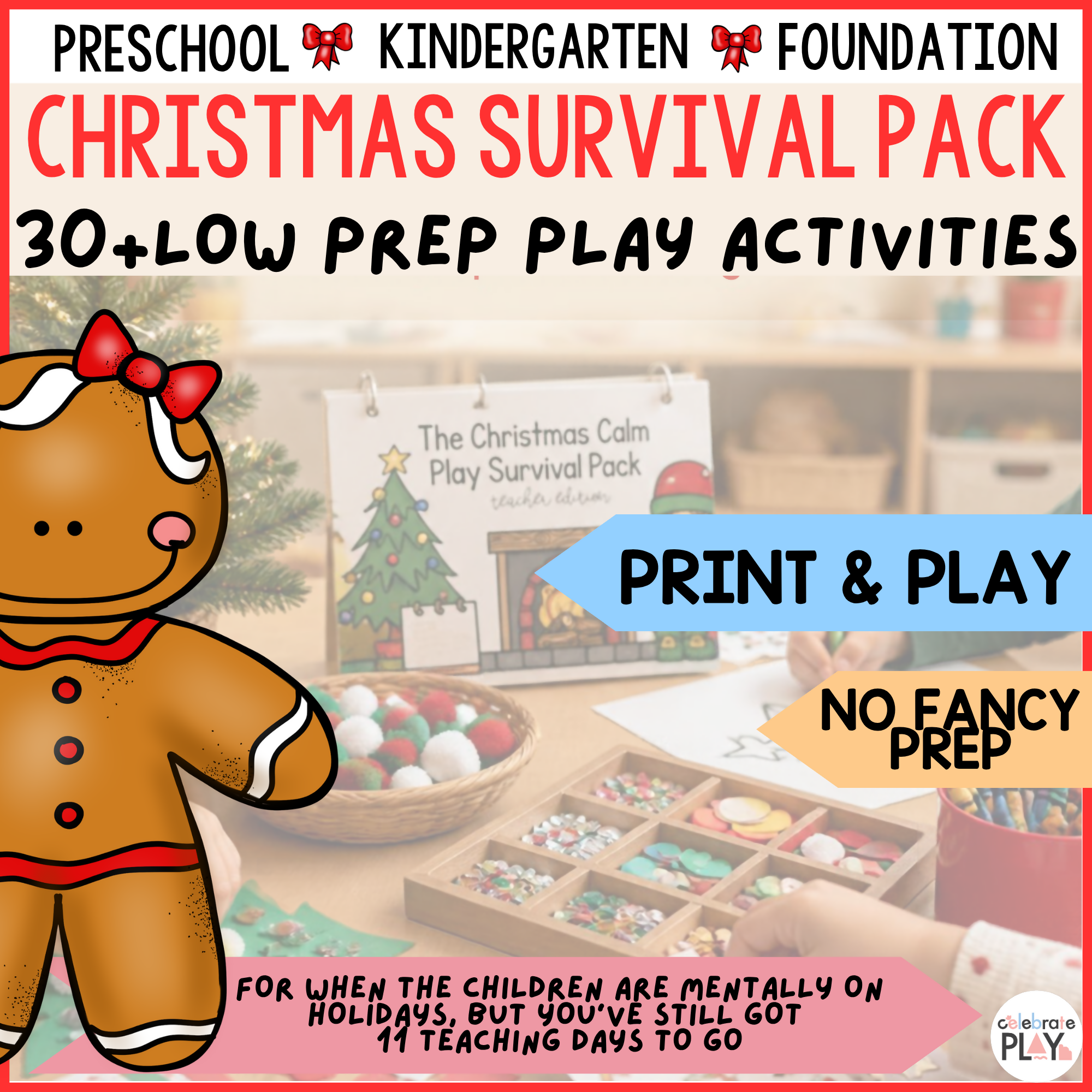 CHRISTMAS CLASSROOM ACTIVITIES || LOW-PREP EARLY FINISHER, PLAY & DECEMBER ACTIVITIES || EARLY YEARS