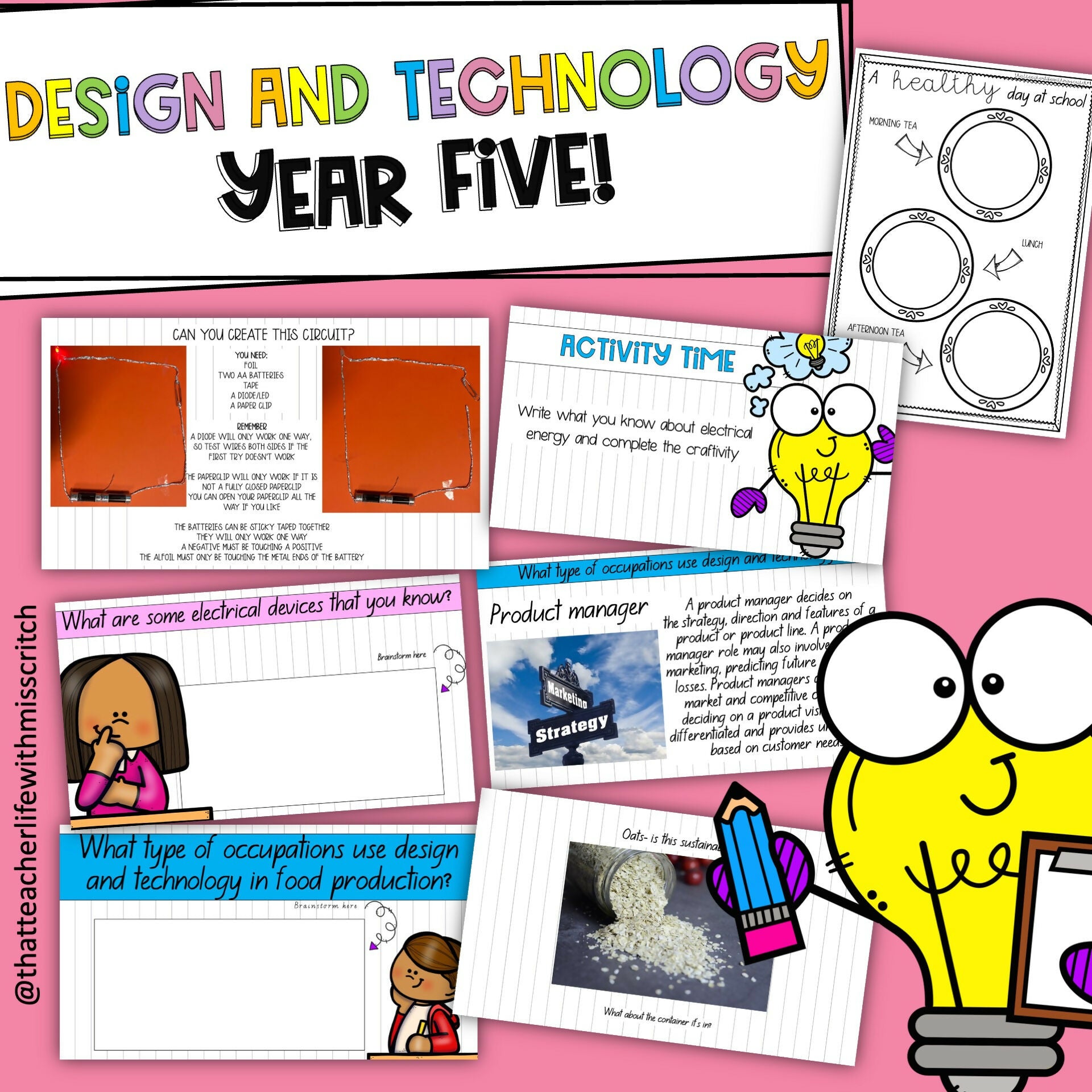 Year Five Design and Technology Unit *Australian Curriculum Aligned*