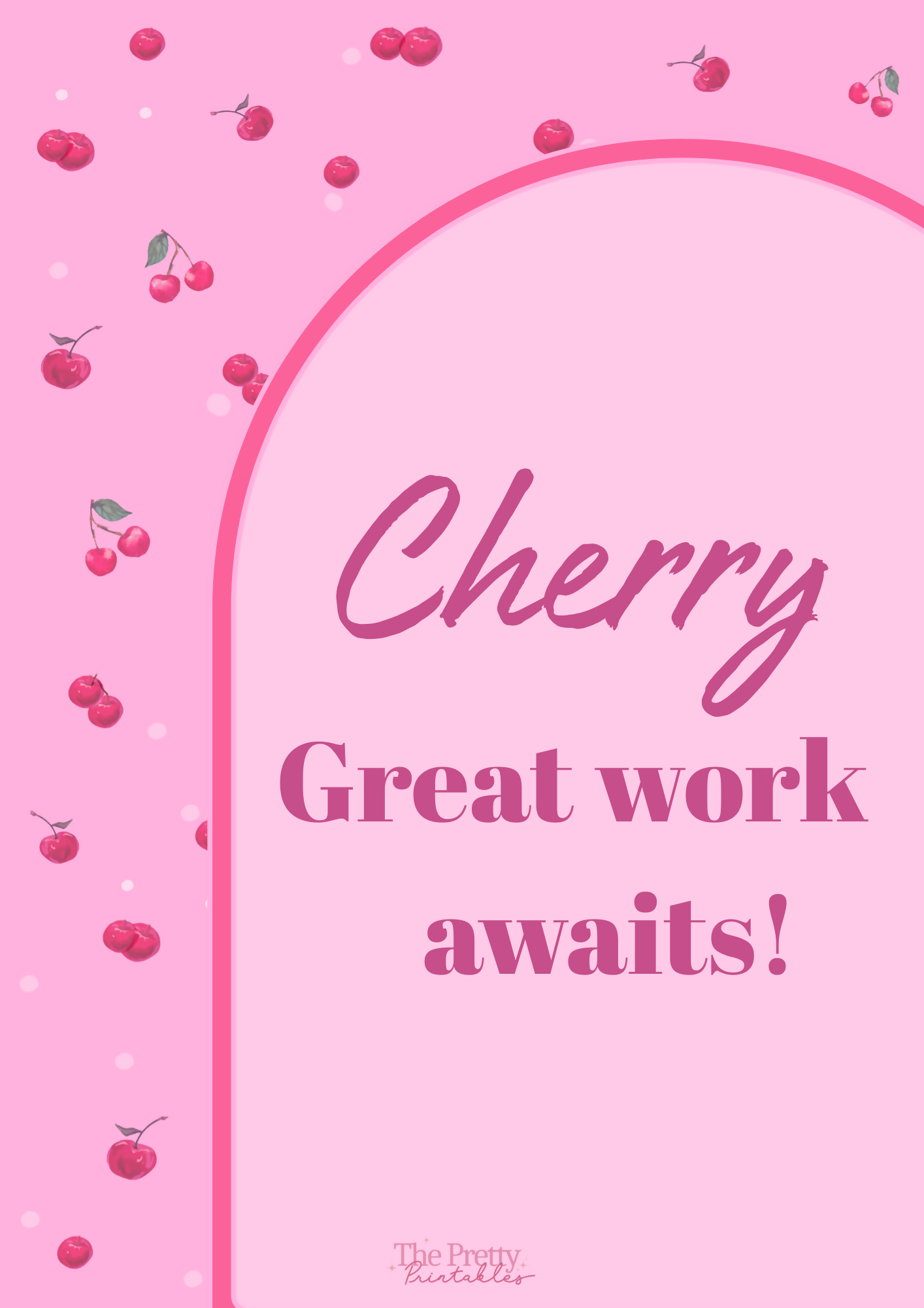 Wow Work Classroom Posters - Berry Sunday