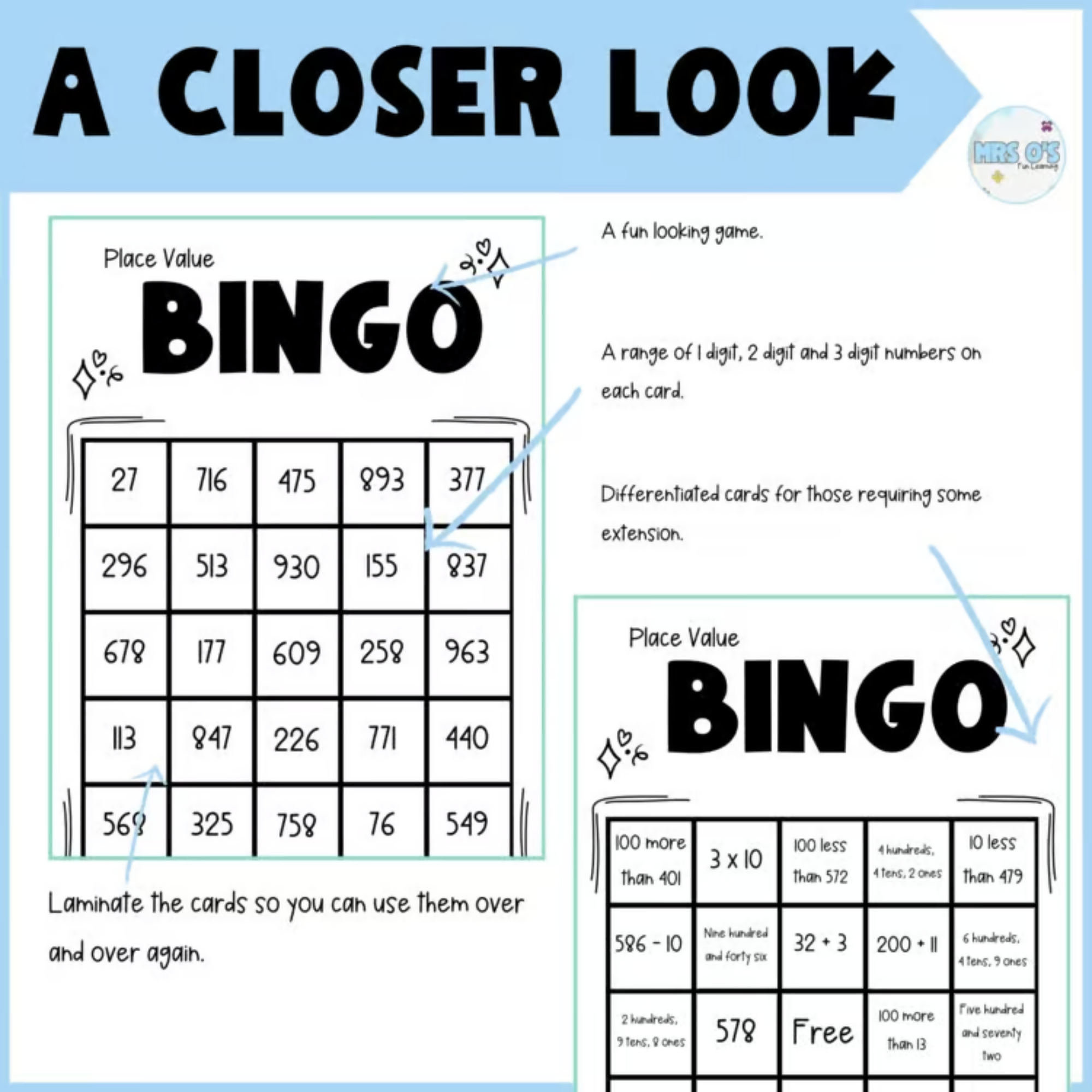 Place Value Bingo