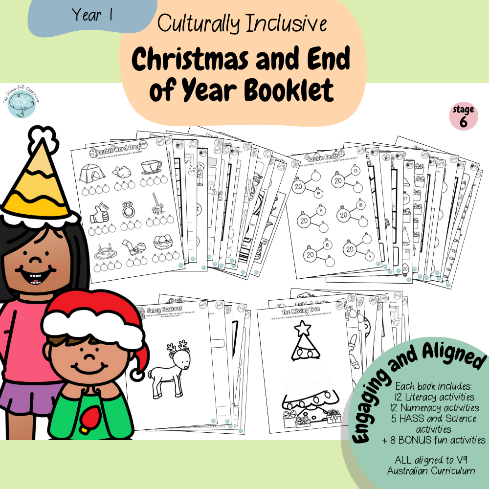 Year 1 - Culturally Inclusive Christmas and End of Year Booklet