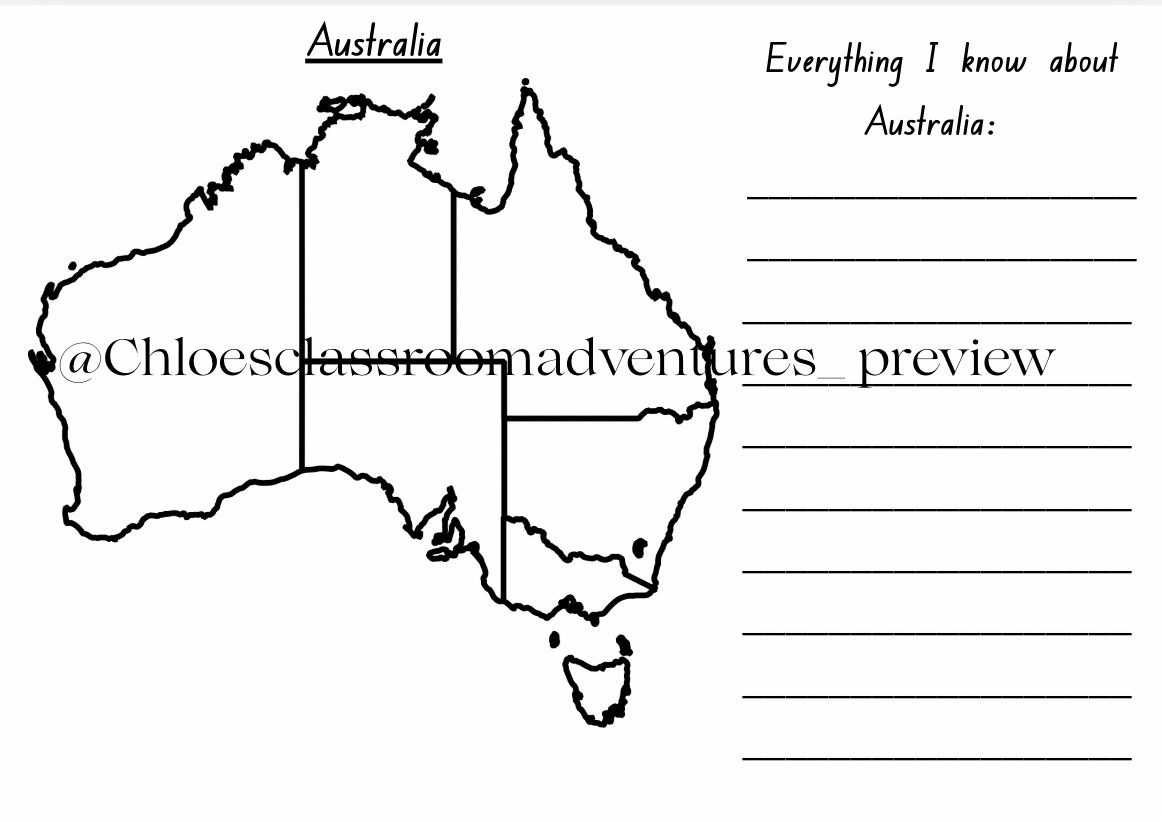 Australia: States, Territories & Capital Cities Map Pack | Australian Map | Australian Geography States, Territories & Capital | Worksheet | Assessment Task