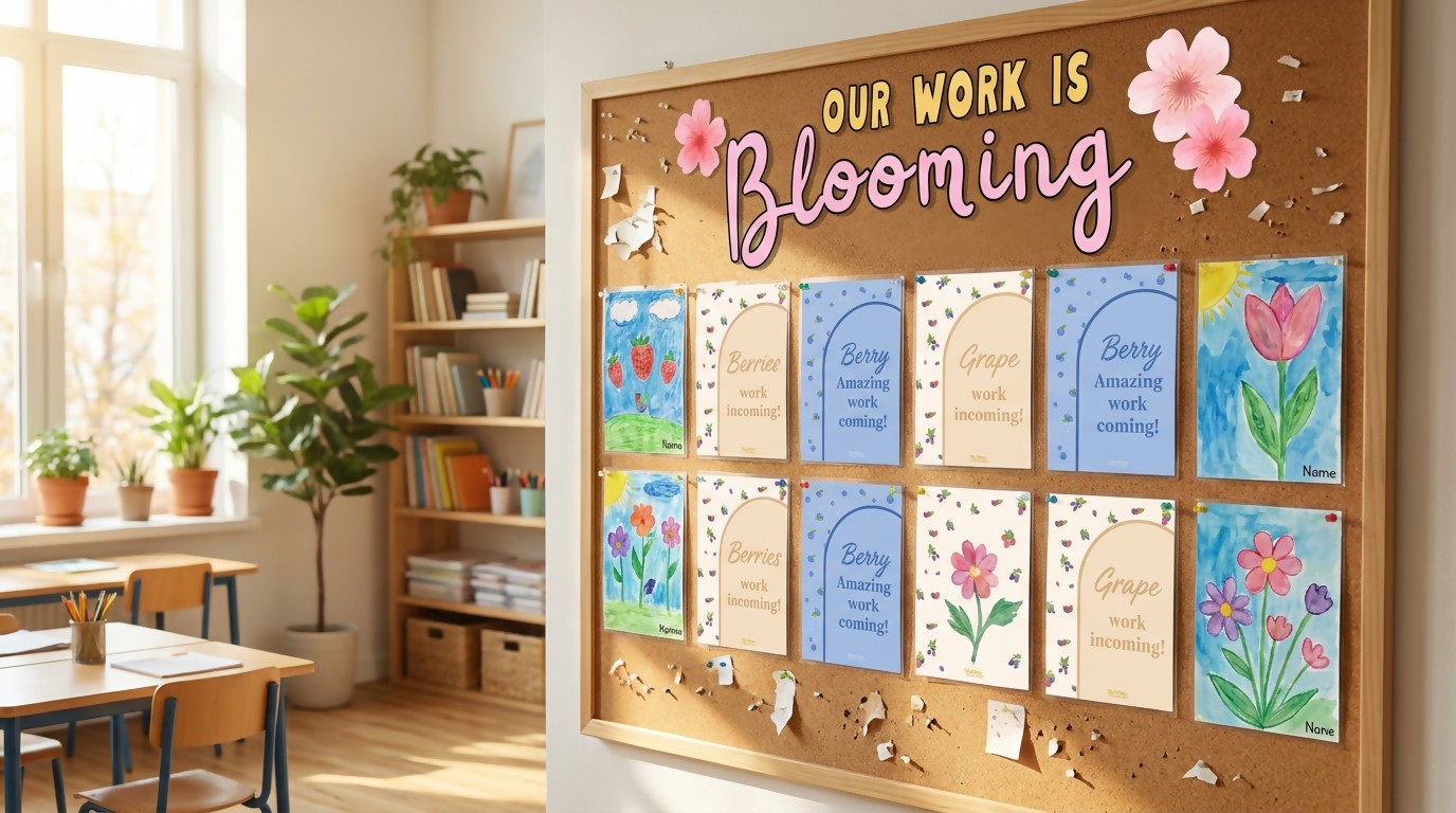 Wow Work Classroom Posters - Berry Sunday