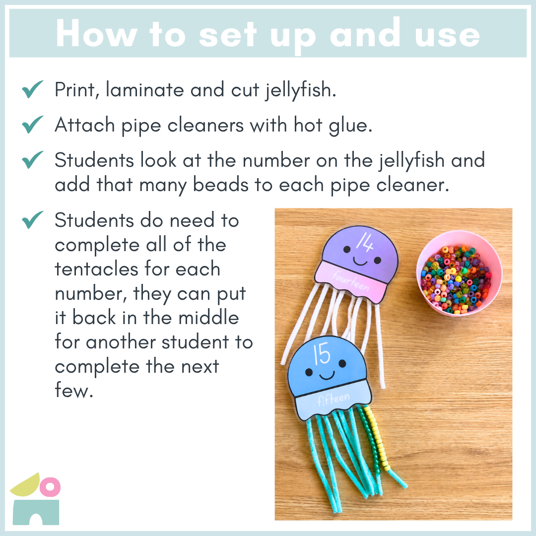 Making Collections to 20 Jellyfish Foundation Maths