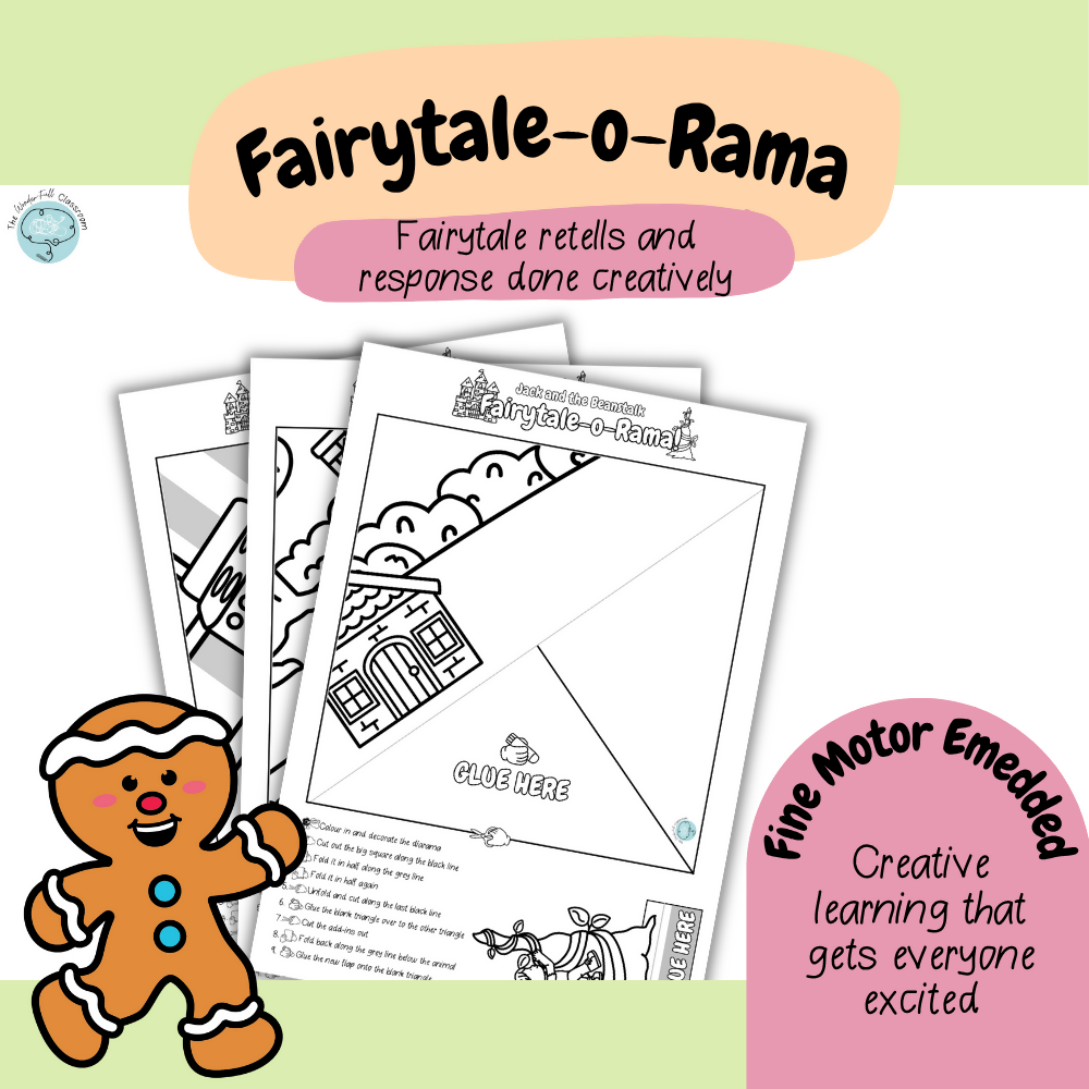 Fairytale-o-Rama | Story Scape Retell Craftivity | Foundation - Year 2