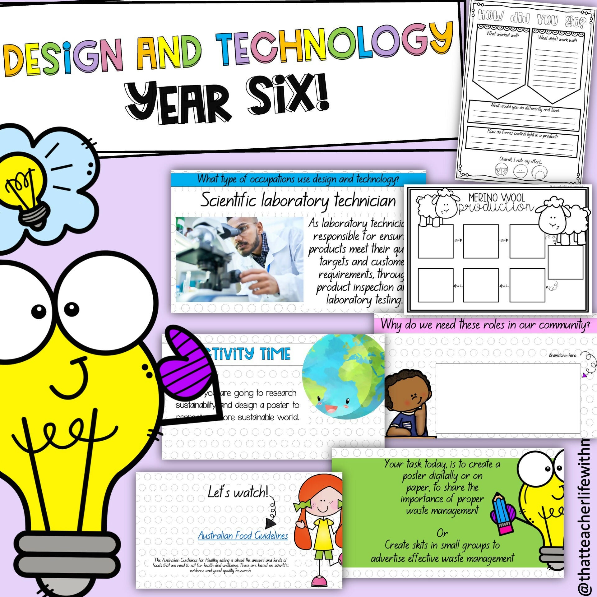 Year Six Design and Technology Unit *Australian Curriculum Aligned*