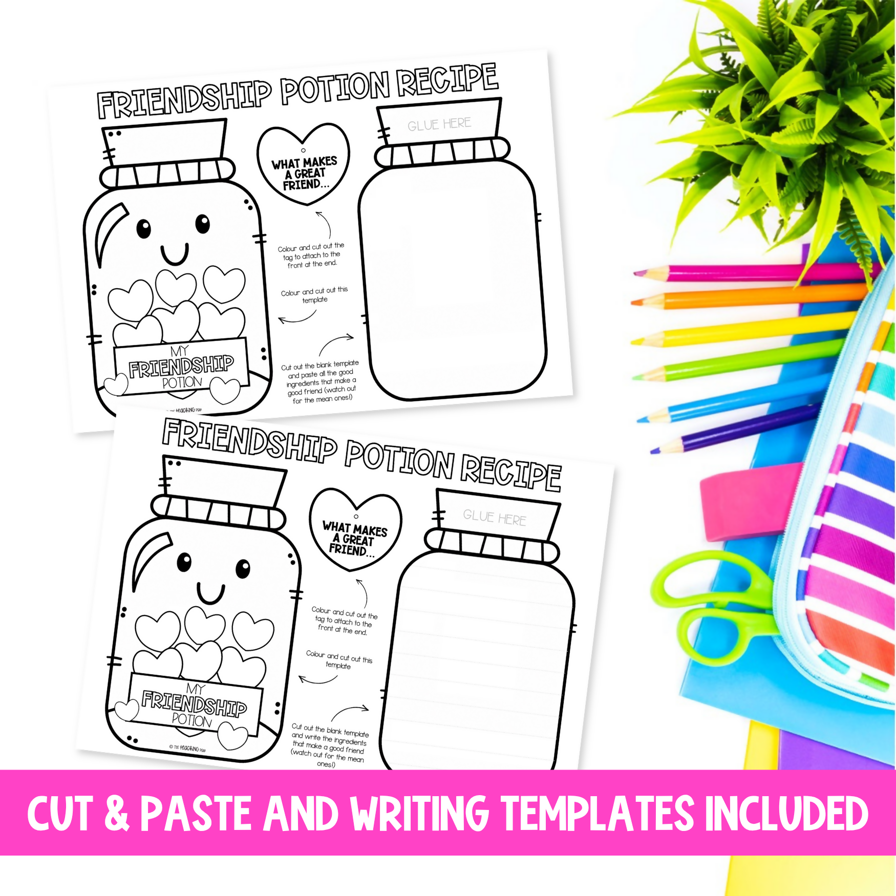 Friendship Potion Craft & Display | Back to School Craft & Procedural Writing Activity