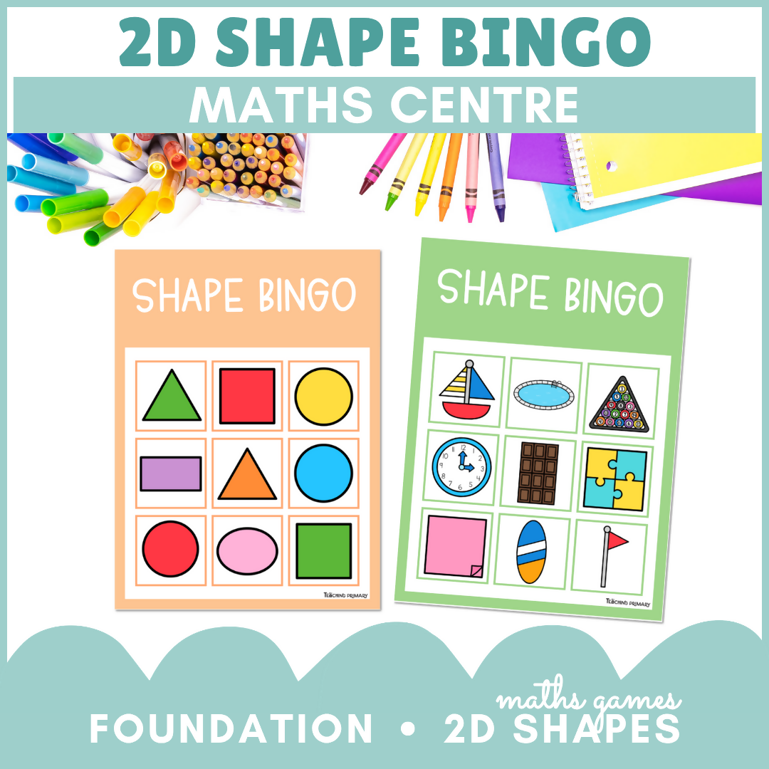 2D Shapes Bingo Foundation Maths Game