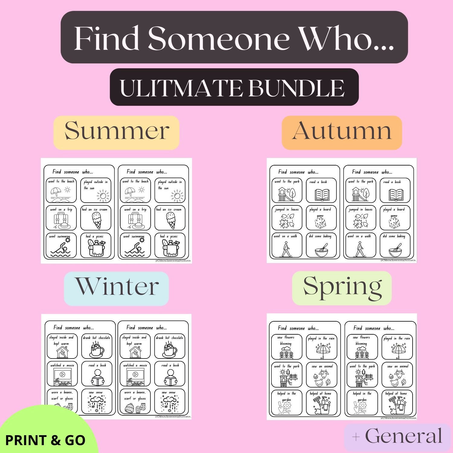 Find Someone Who - Bundle Edition