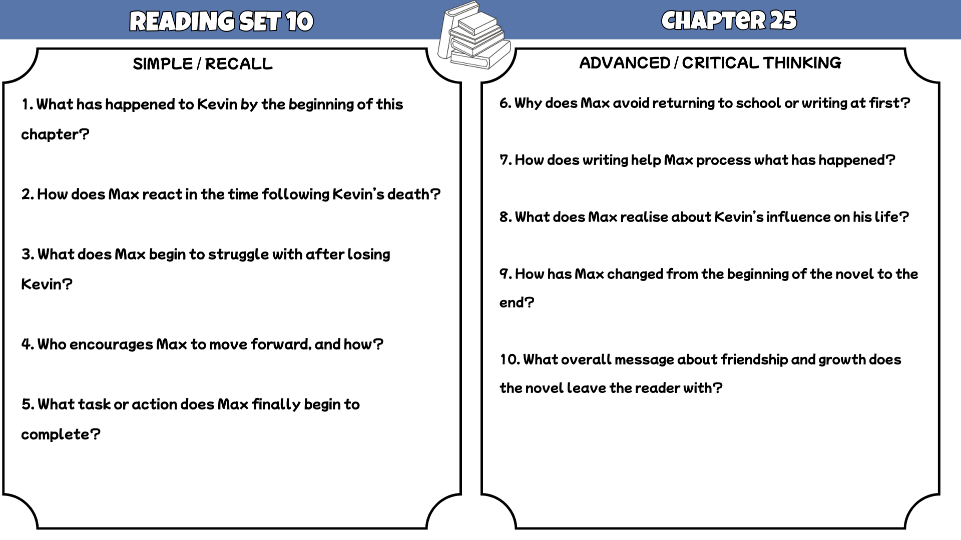 Freak the Mighty Comprehension Questions and Answer Key PDF | Rodman Philbrick Novel Worksheets for Grades 4–6