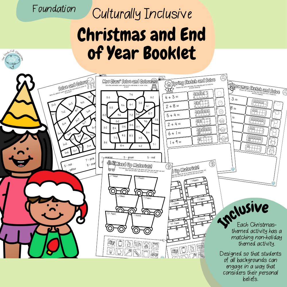 Foundation - Culturally Inclusive Christmas and End of Year Booklet