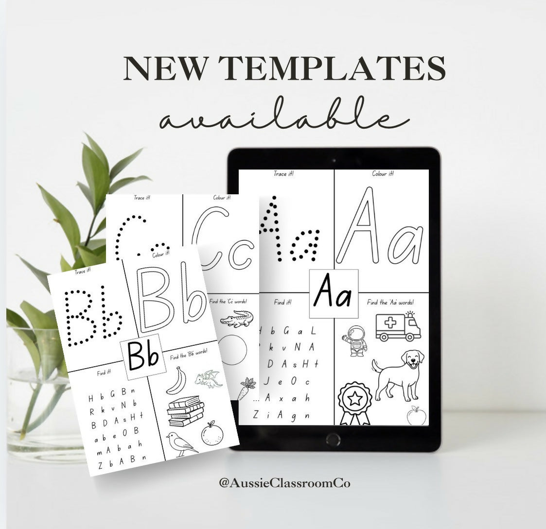 Alphabet Activity Worksheets | Printable PDF