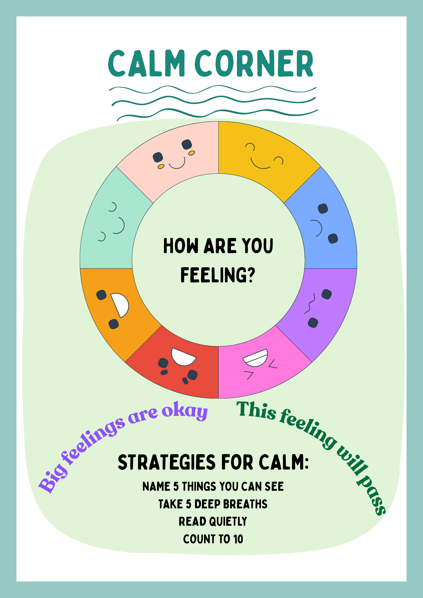 Calm Corner Poster