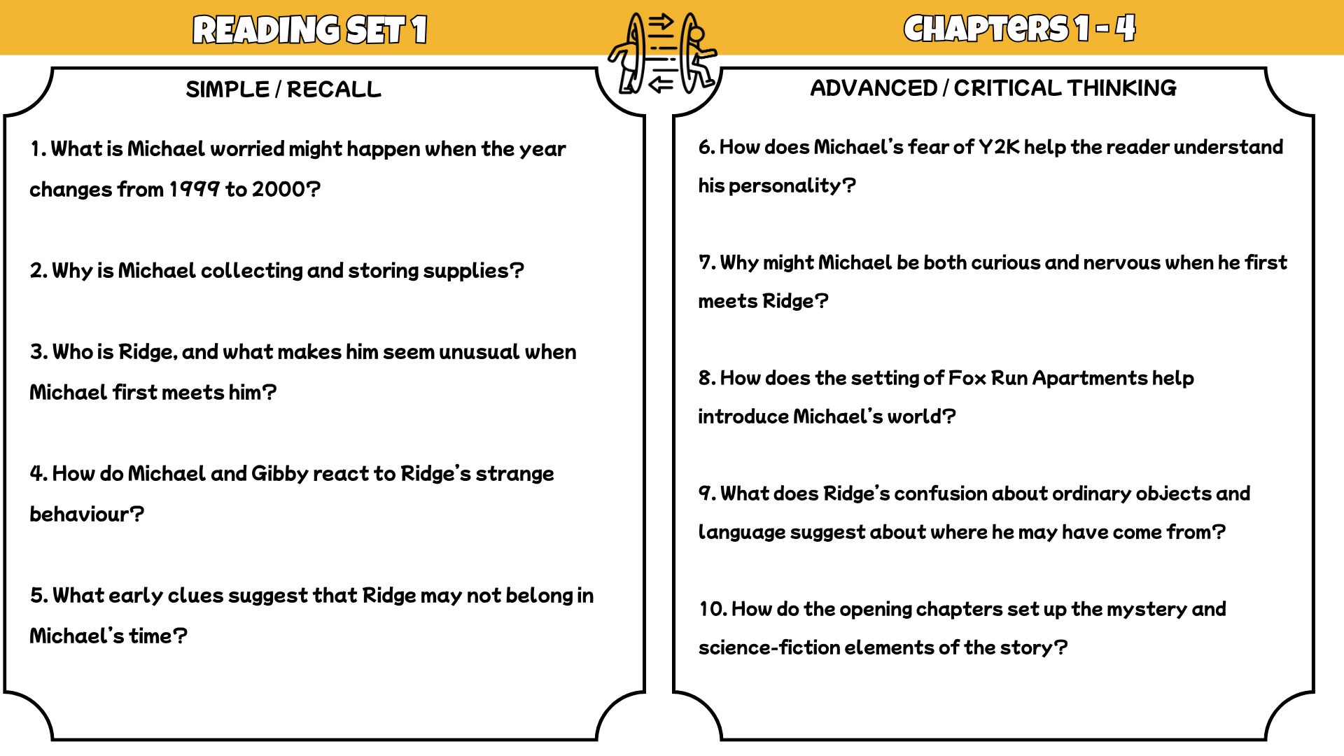 The First State of Being Comprehension Questions and Answer Key PDF | Erin Entrada Kelly Novel Worksheets for Grades 4–6
