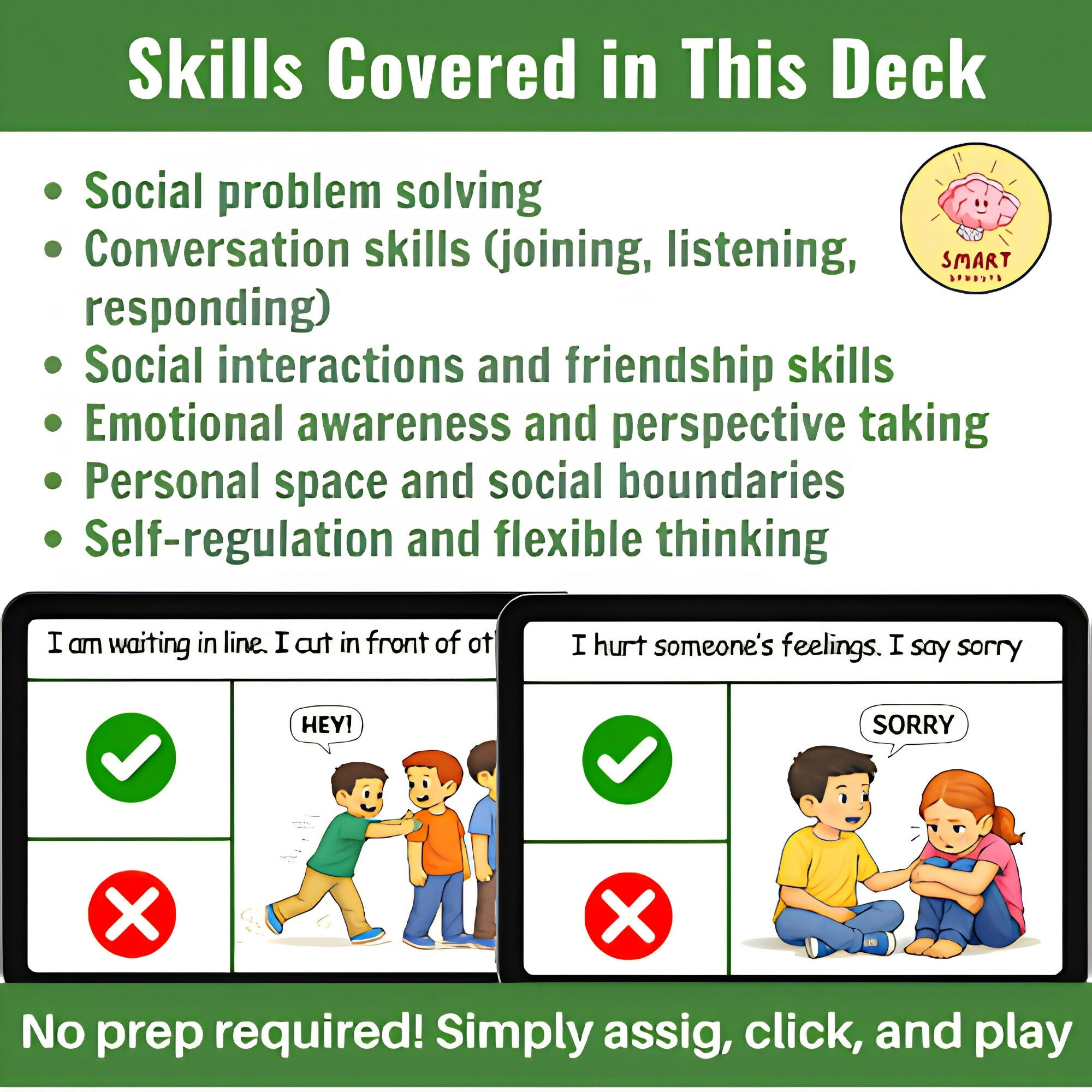 Expected vs Unexpected Behavior | SEL Boom Cards Special Education & K