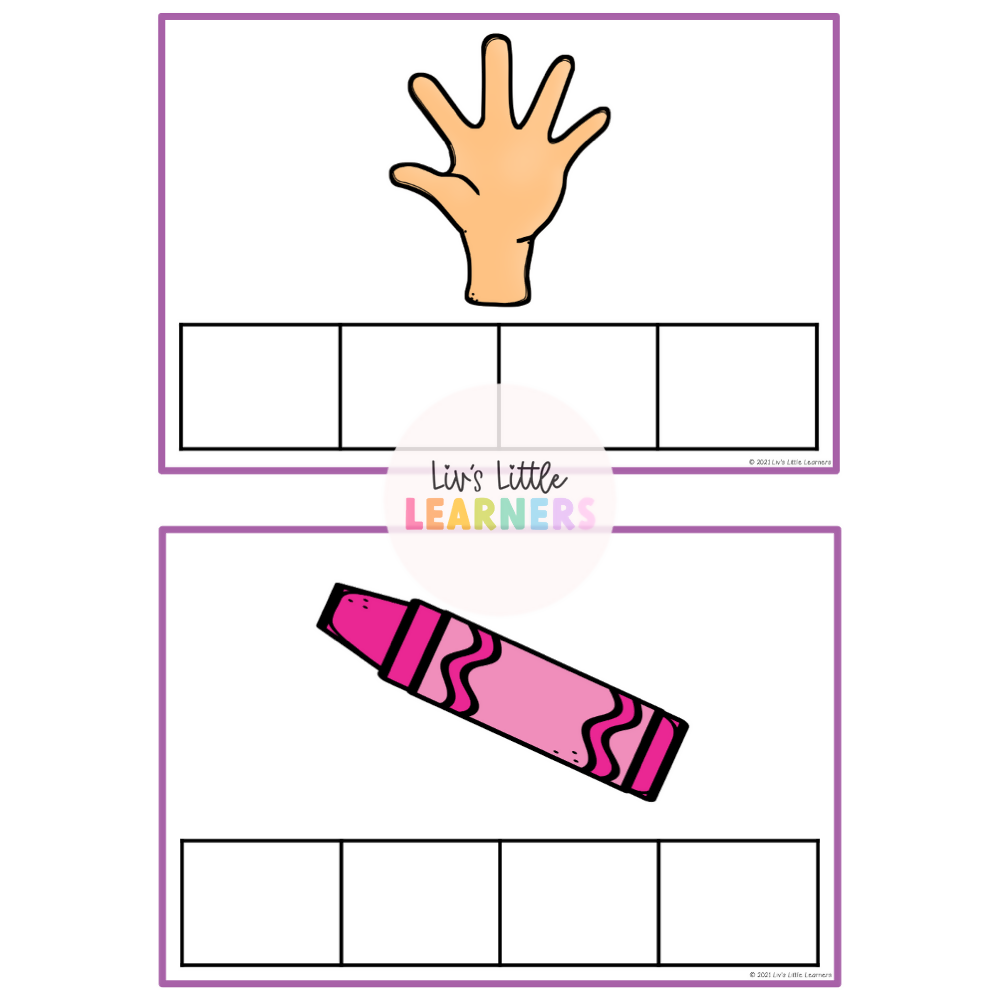 CVCC & CCVC Spelling Task Cards