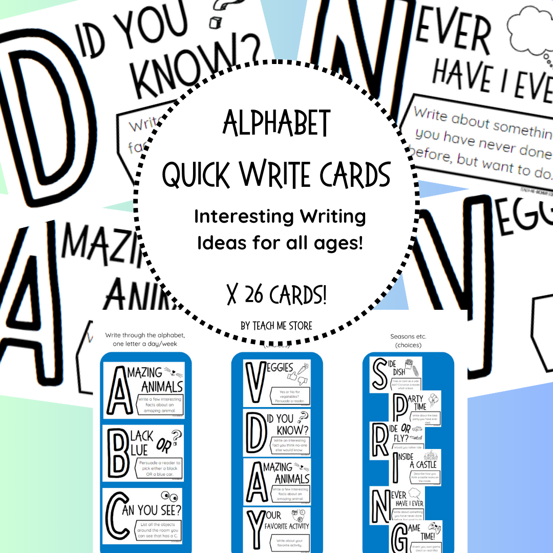 Alphabet Quick Write