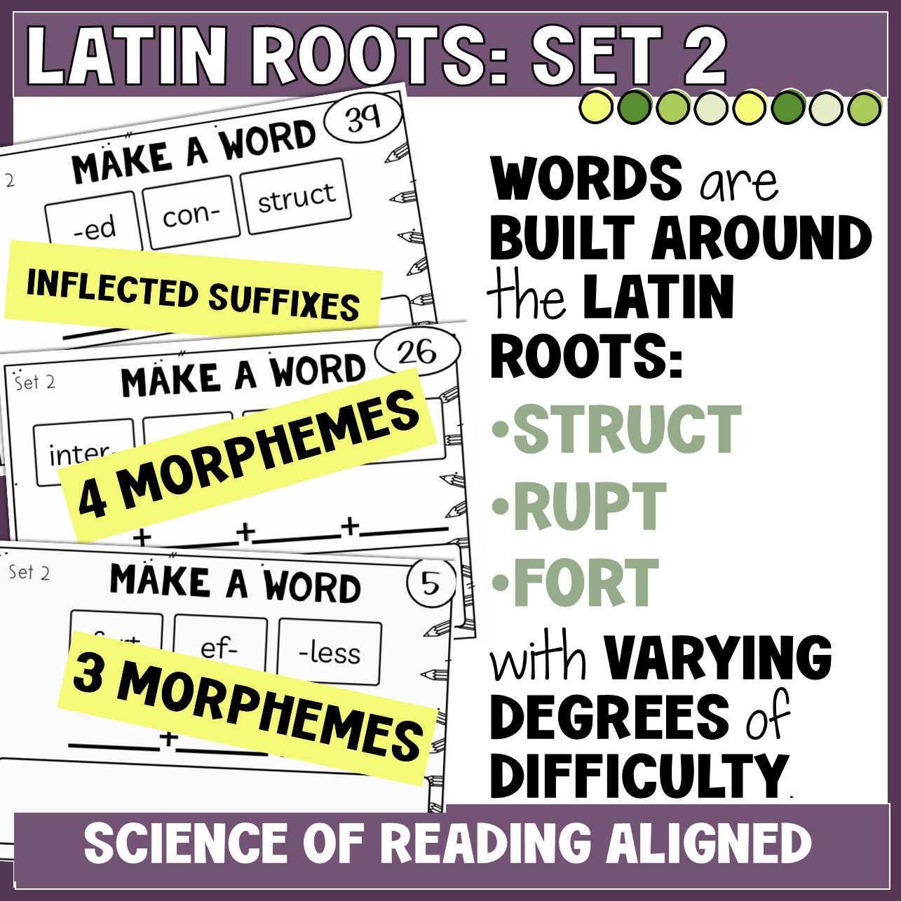 MORPHOLOGY ACTIVITY | TASK CARDS | WORD-BUILDING | STRUCT - FORT - RUPT