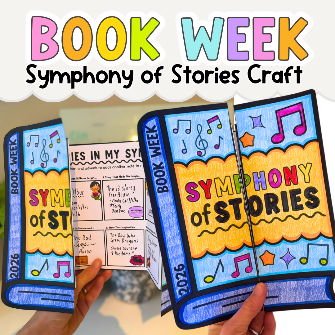Children's Book Week 2026 Activities CBCA Book Week Theme 'A Symphony of Stories' Craft