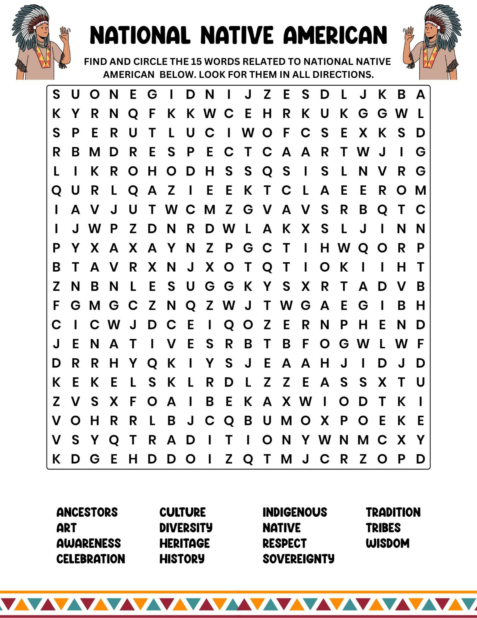 November Word Search Activities | 10 Themed Puzzles | Middle & High School