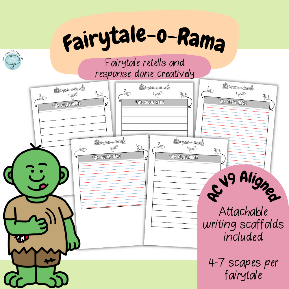 Fairytale-o-Rama | Story Scape Retell Craftivity | Foundation - Year 2