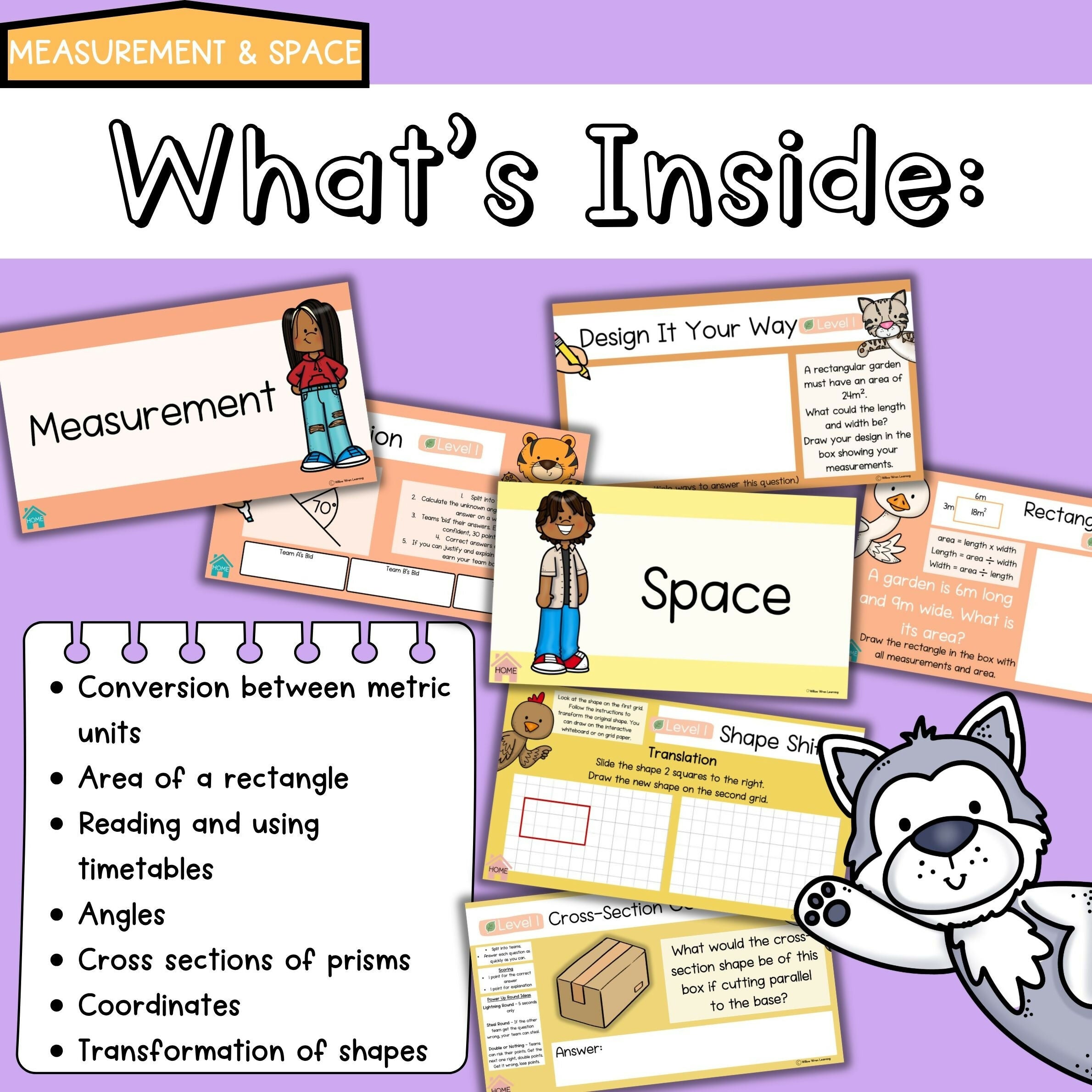 Year 6 Maths Warm Ups I Measurement & Space I Australian Curriculum V9