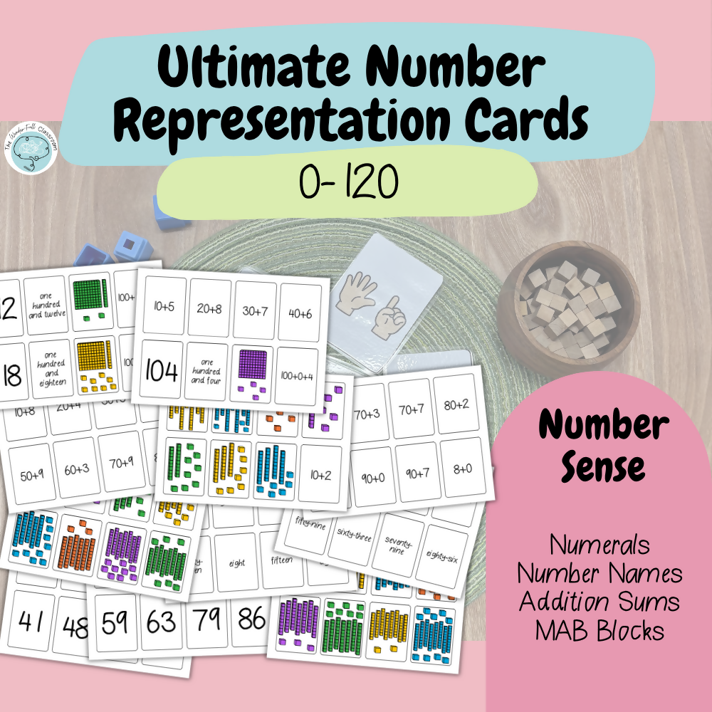 Number Sense Maths Games 0–120 | Year 1 | Print & Play Cards