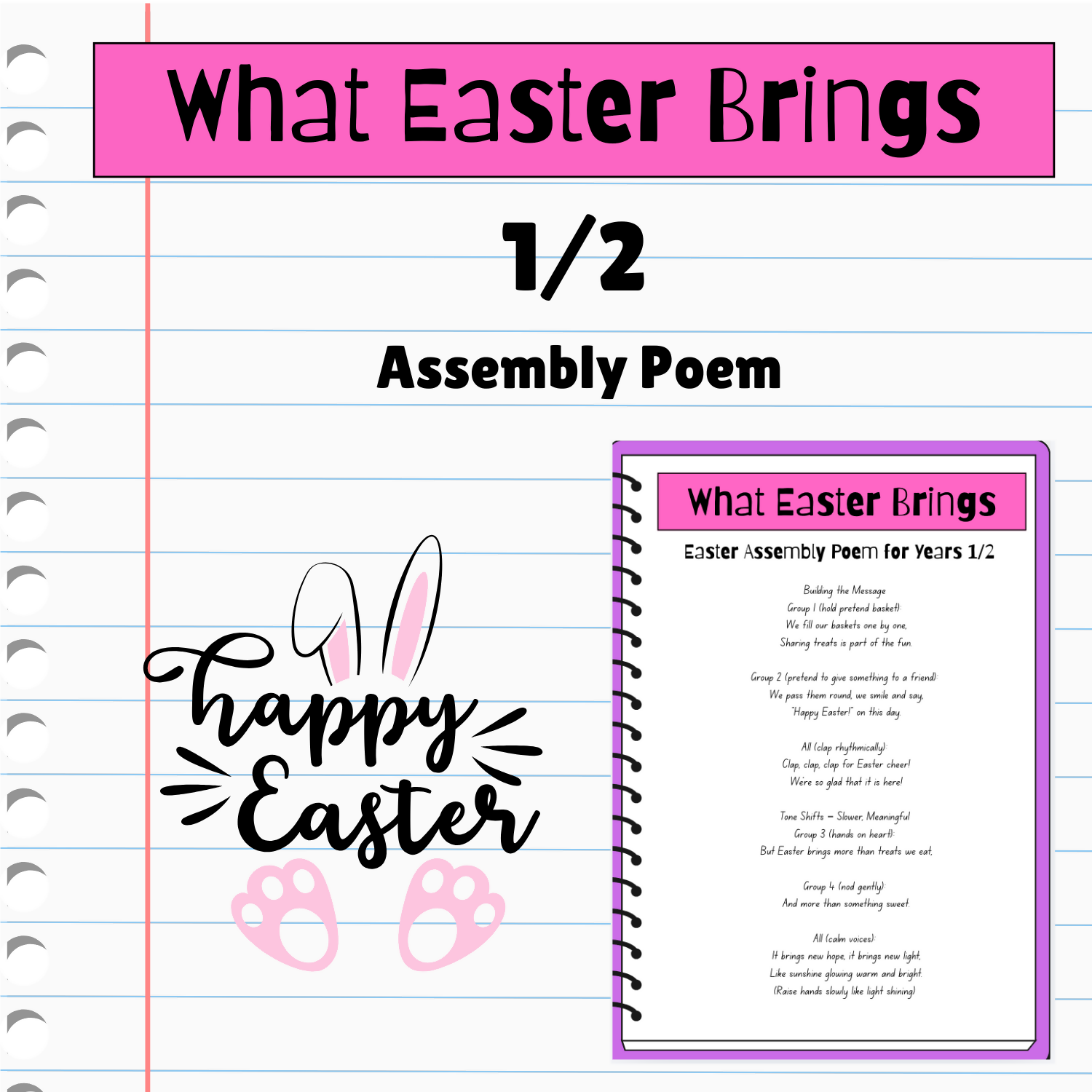 What Easter Brings - Year 1–2 Assembly Poem & Performance Script