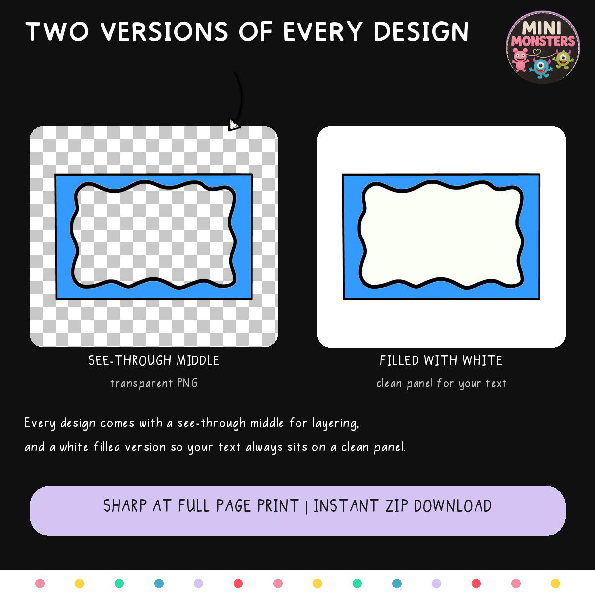 Text Box Clipart | Frames, Borders and Labels | 54 Colour Images | Commercial Use