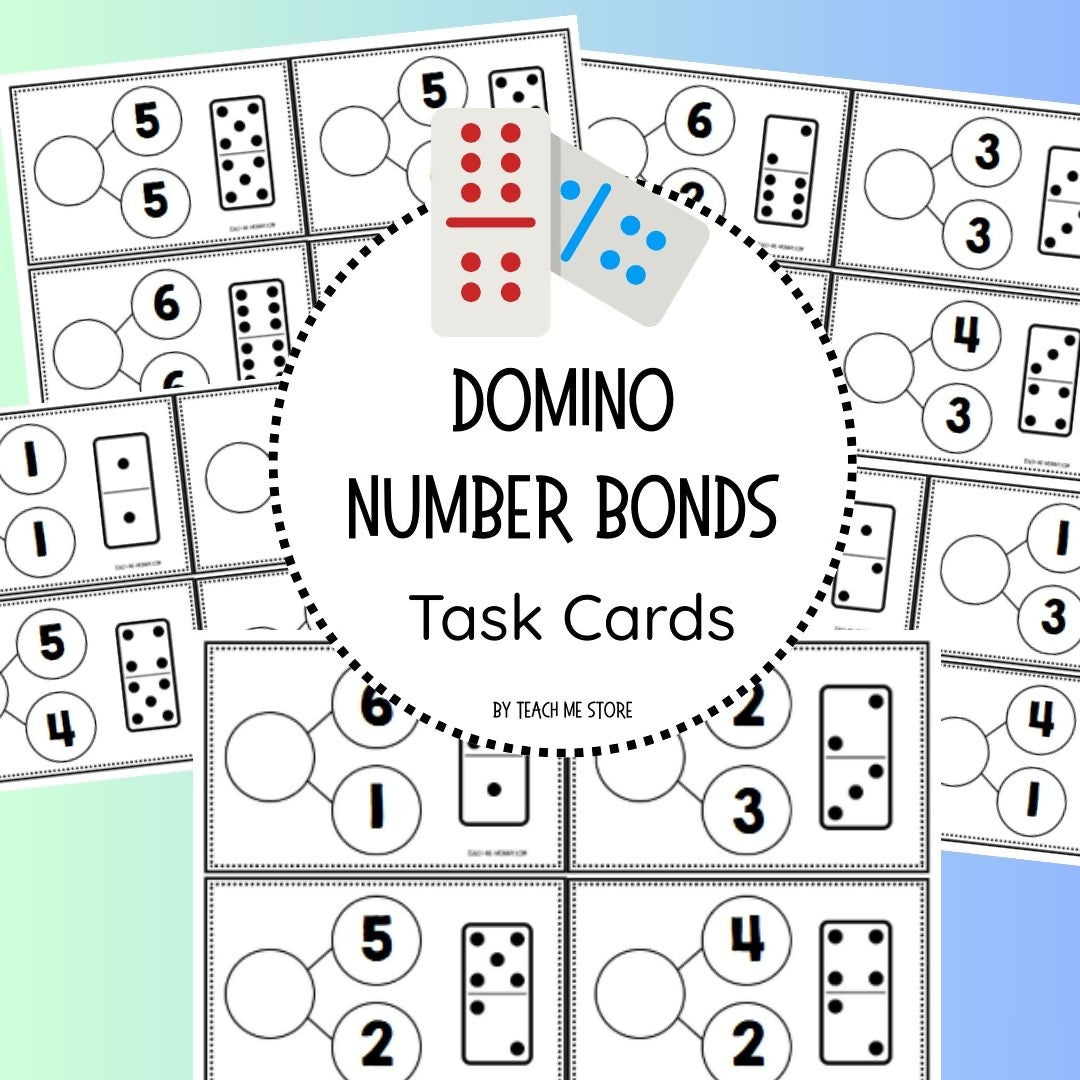 Domino Number Bonds Task Cards