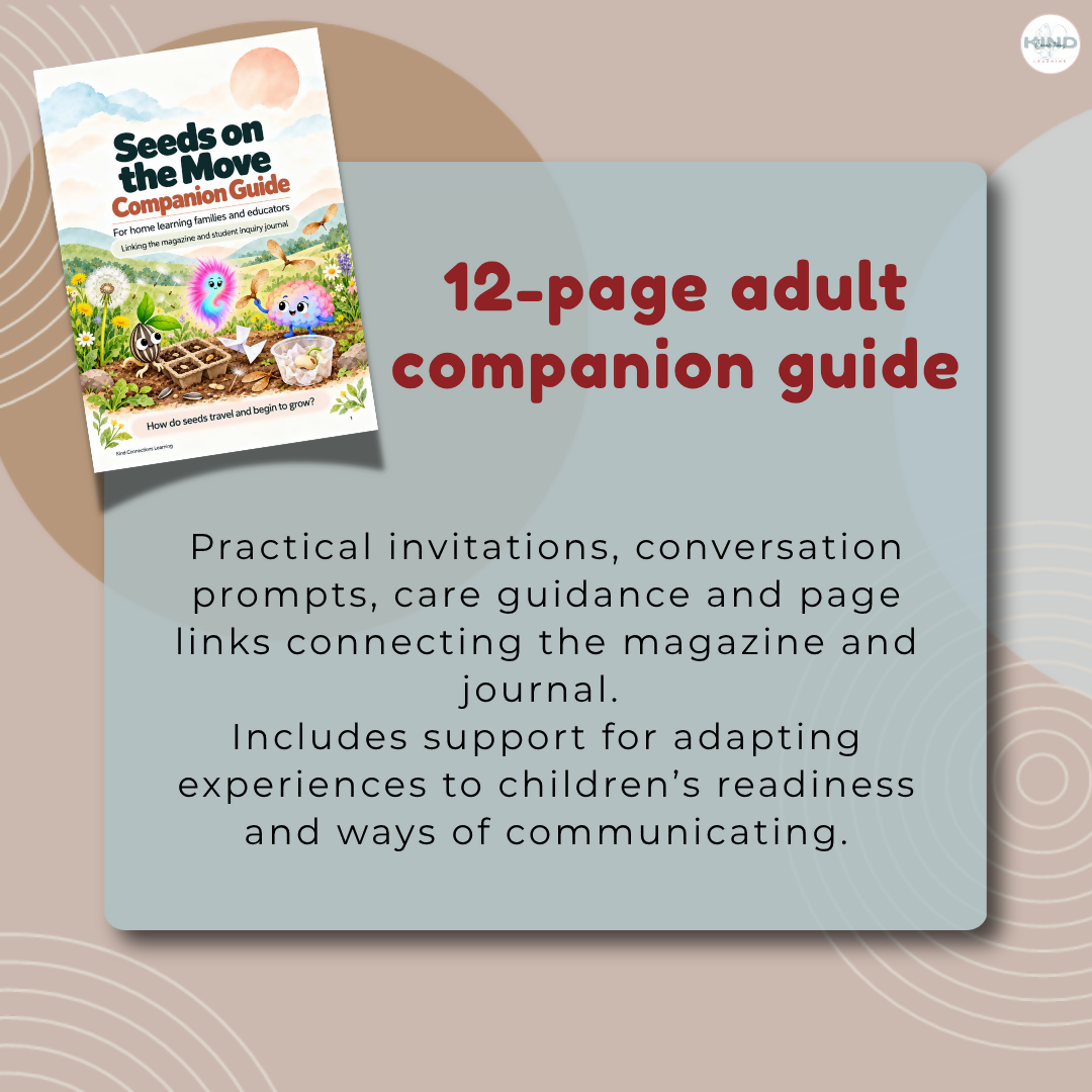 'Seeds On The Move' Early Learning Inquiry Bundle