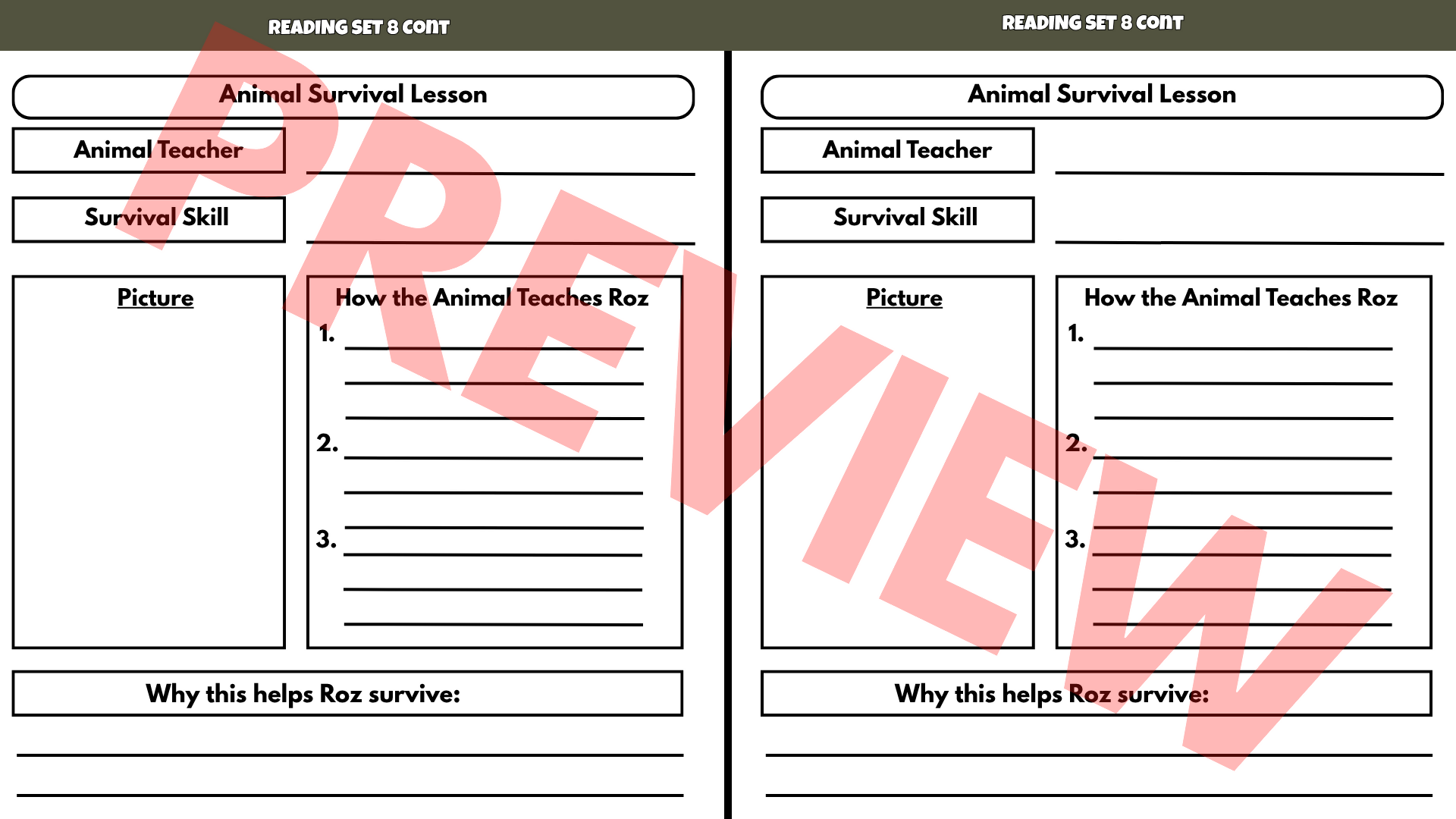 The Wild Robot Novel Study – Comprehension, Vocabulary & Activities (Grades 3–6)