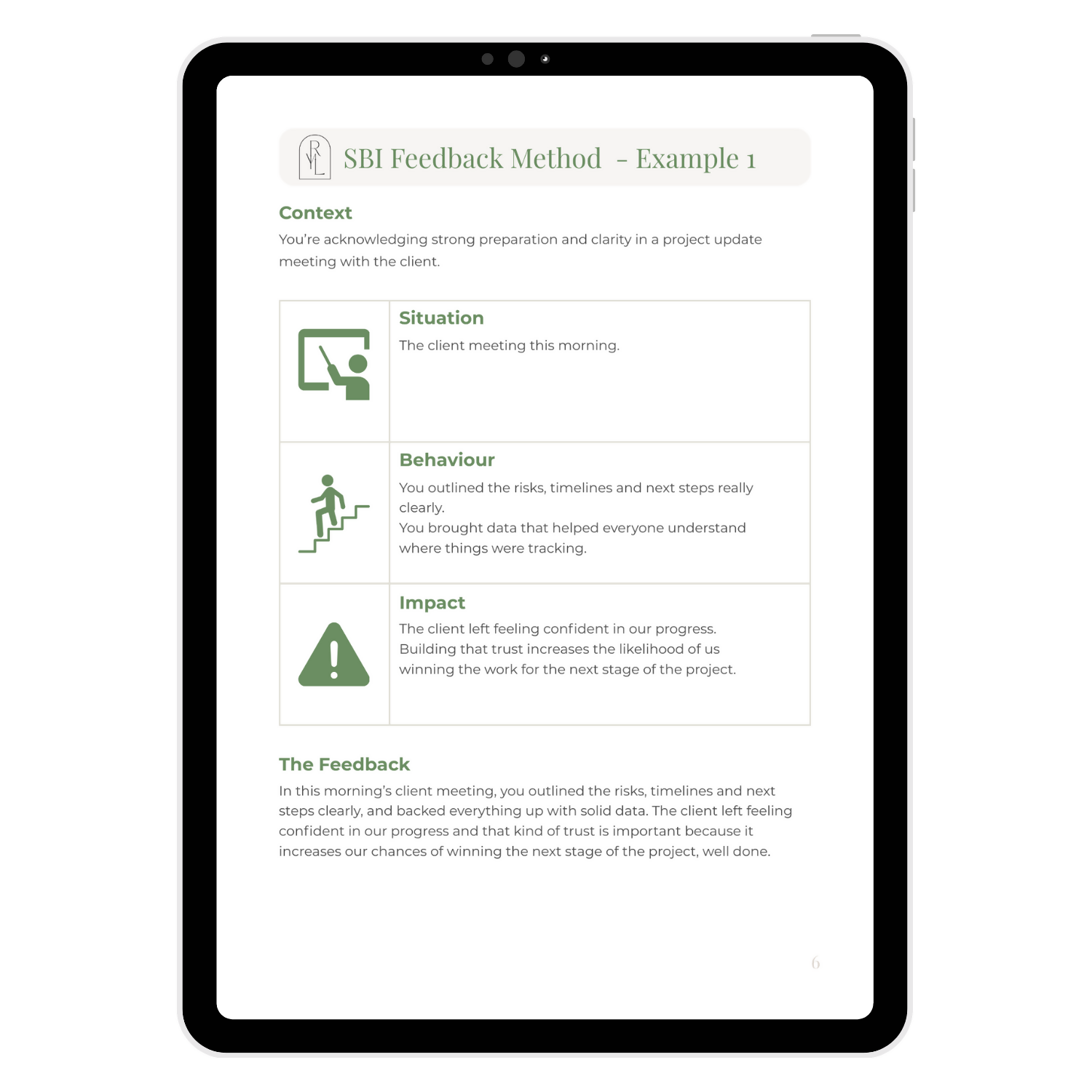 Giving Effective Feedback at Work