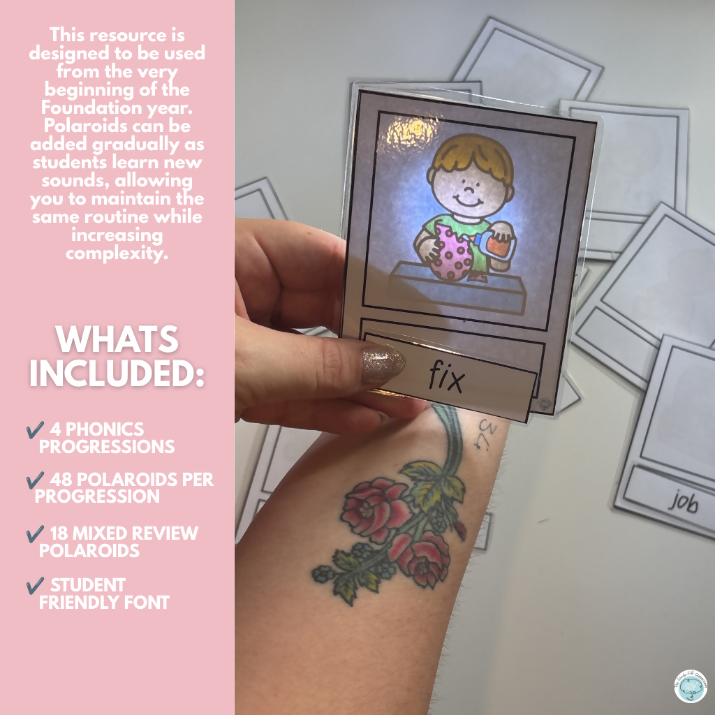 Say It, Snap It | Hands-On Phonics Polaroids | Progression-Aligned Decoding