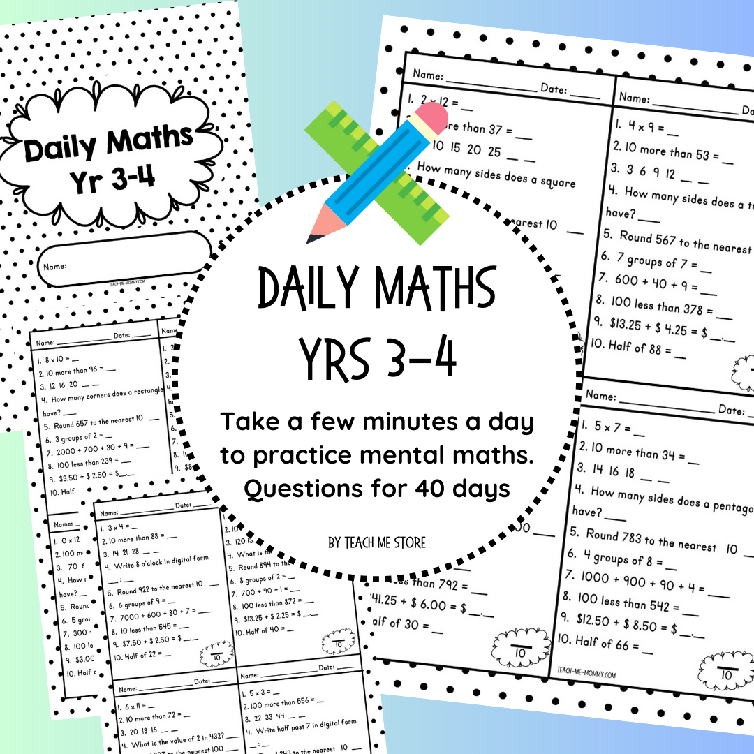 Years 3-6 Daily Maths