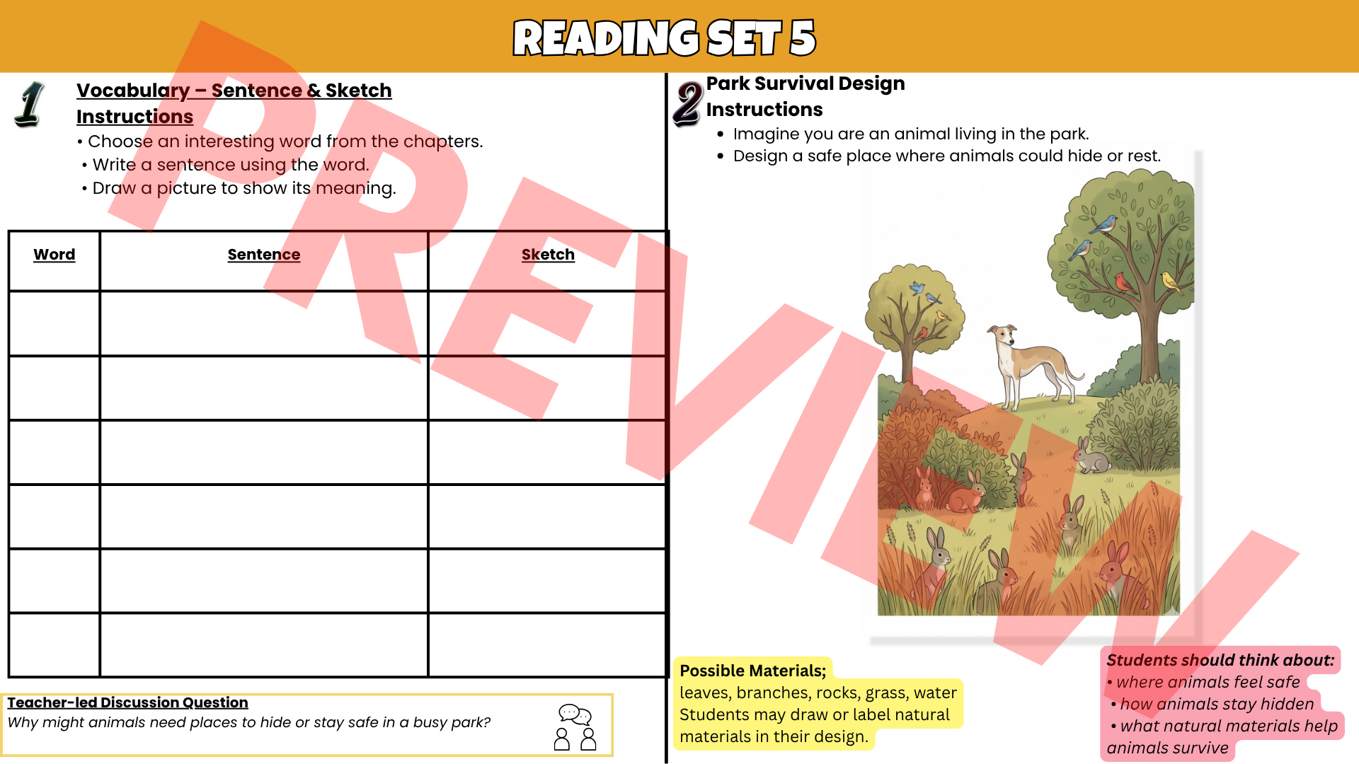 The Eyes and the Impossible Novel Study Unit | Comprehension Questions, Vocabulary & Activities | Grades 3–6