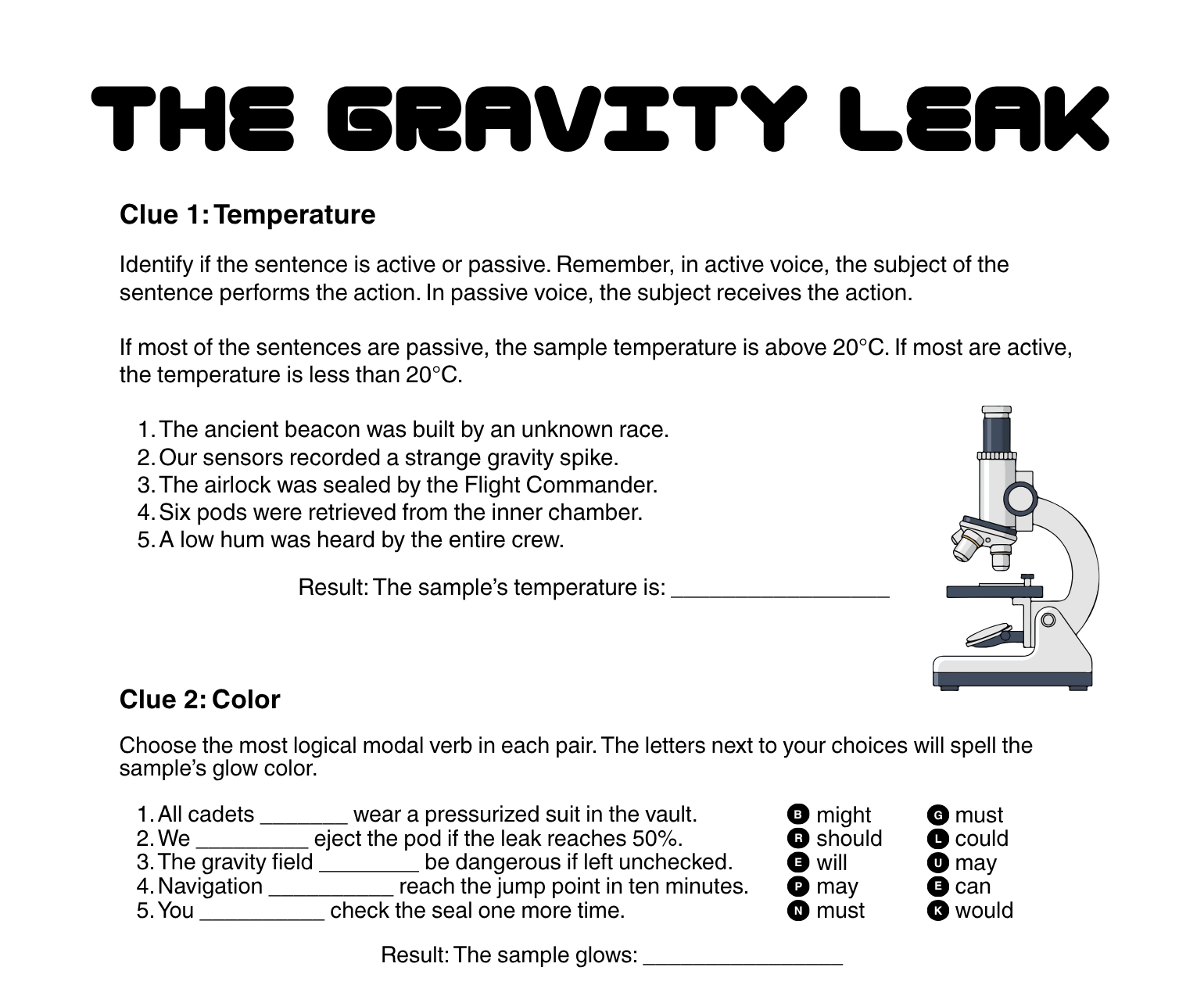 Mission to Space Grammar Mystery Game | Differentiated for Mixed Abilities | Years 5–6