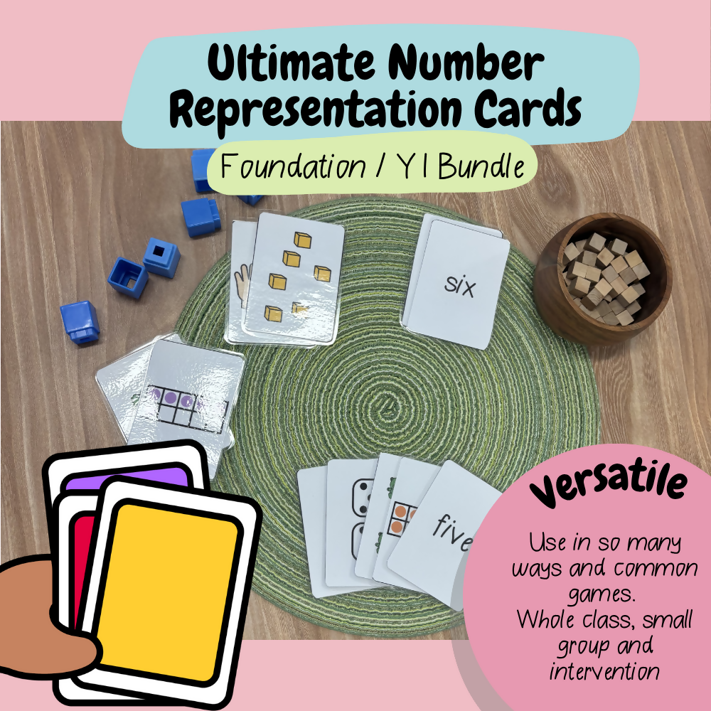 The Foundation/Year 1 Number Representation Card Bundle | 0-10, 0-20, 0-120